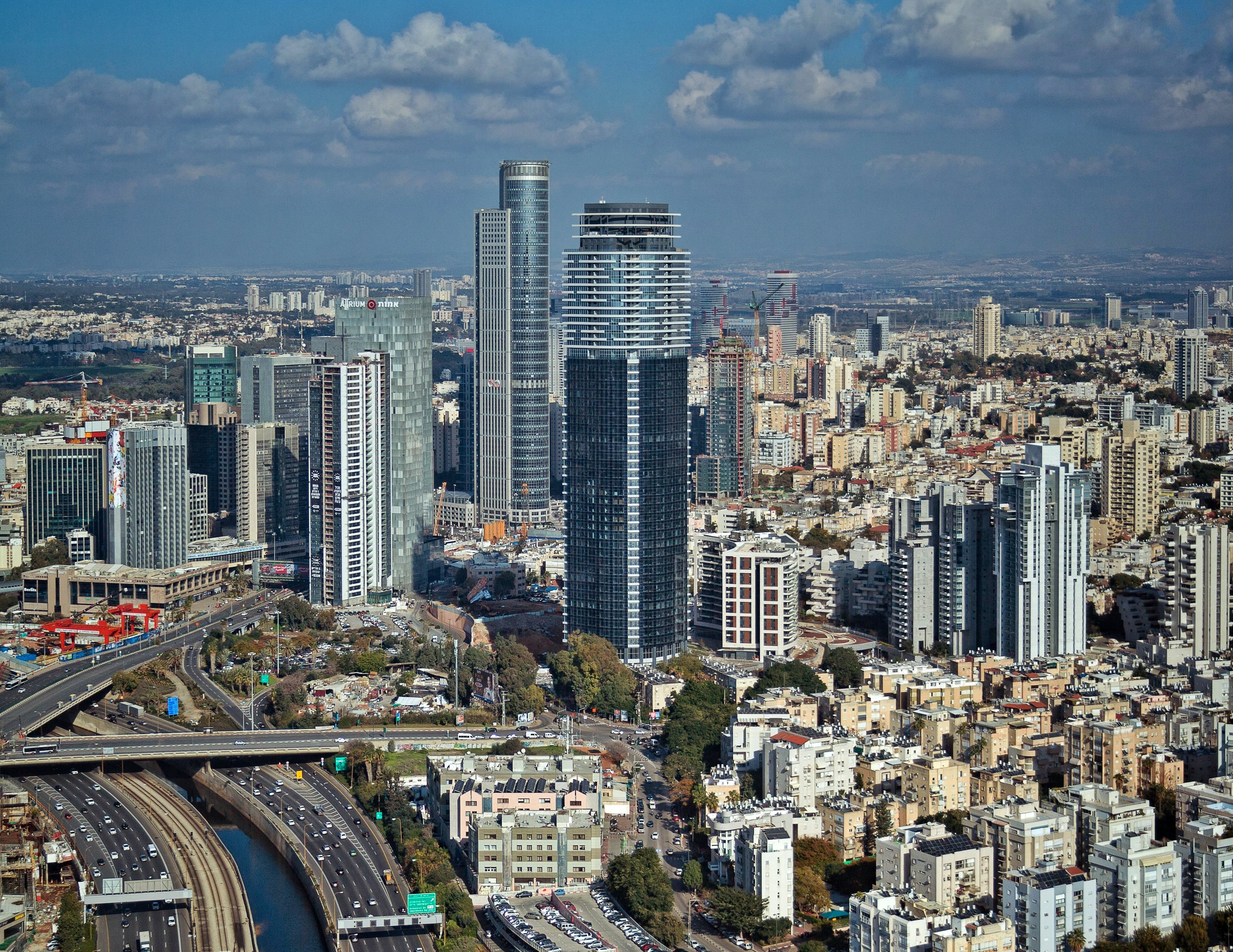 Distrik Distrik Bursa Efek Berlian di Ramat Gan.