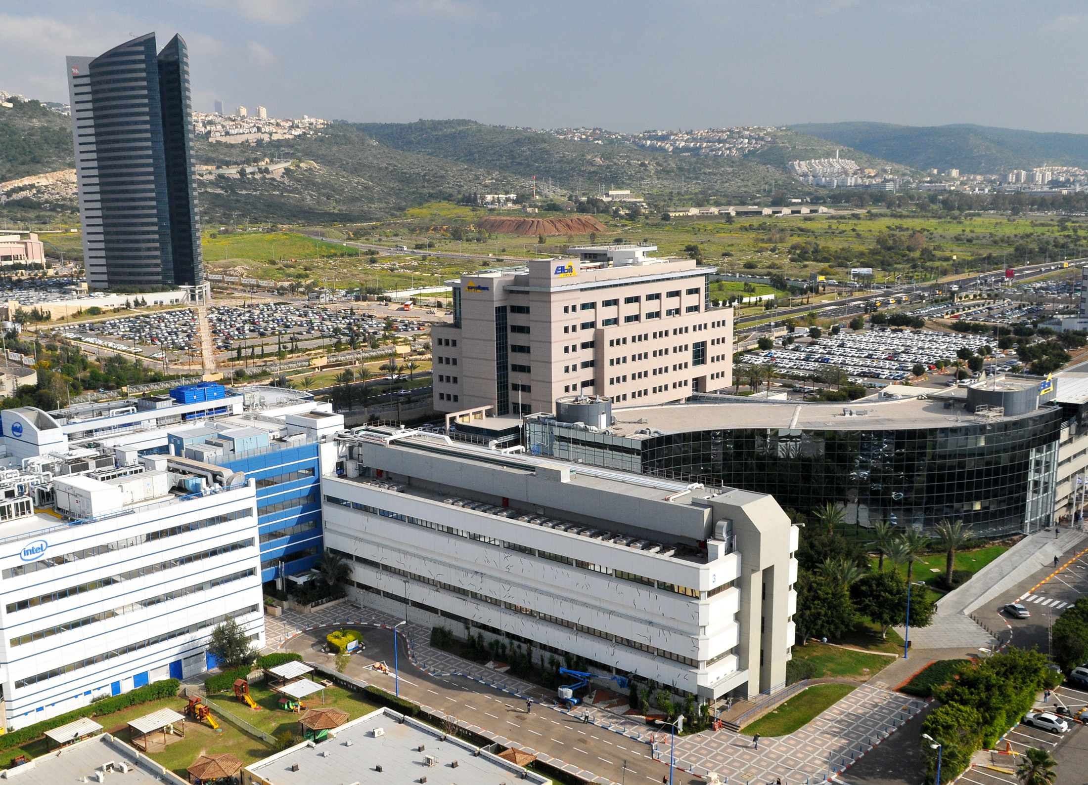 Taman teknologi tinggi Matam di Haifa.