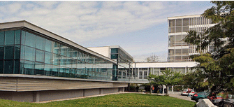 The campus of the New Bulgarian University in Sofia, representing modern trends in Bulgarian higher education.