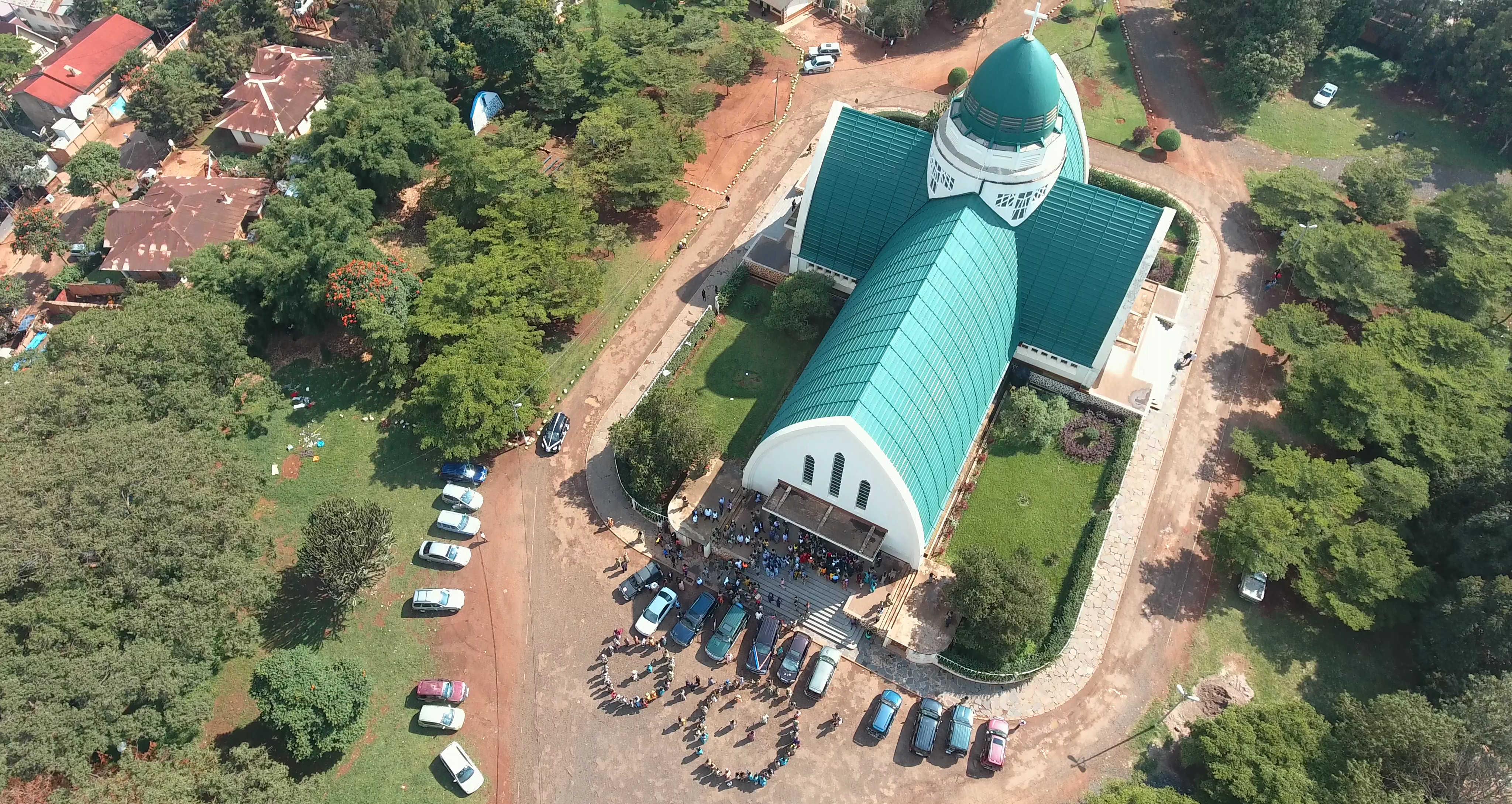 Katedral Bunda Maria Perdamaian di Bukavu.
