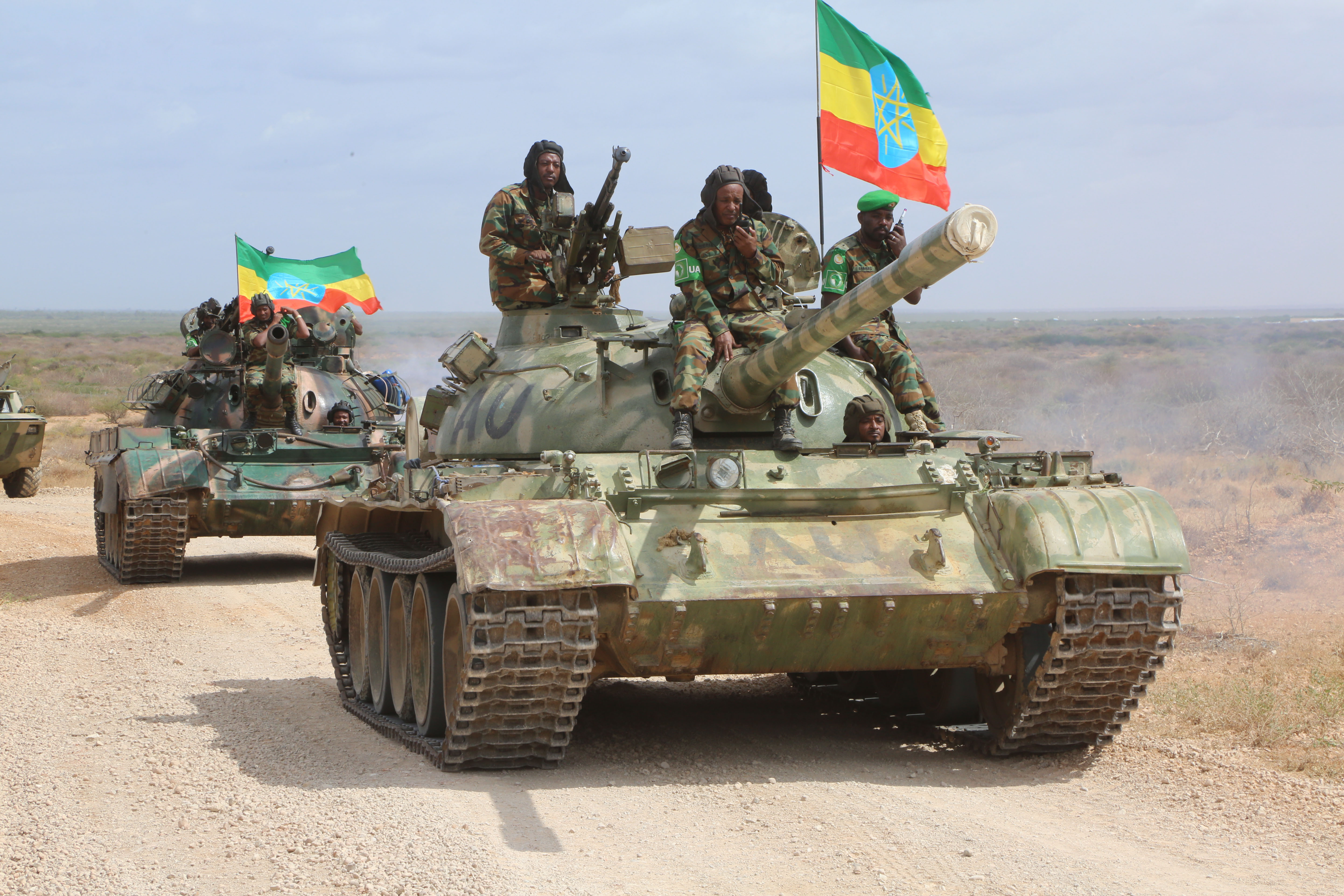 2021년 AMISOM 산하에서 훈련 중인 에티오피아 국방군(ENDF)