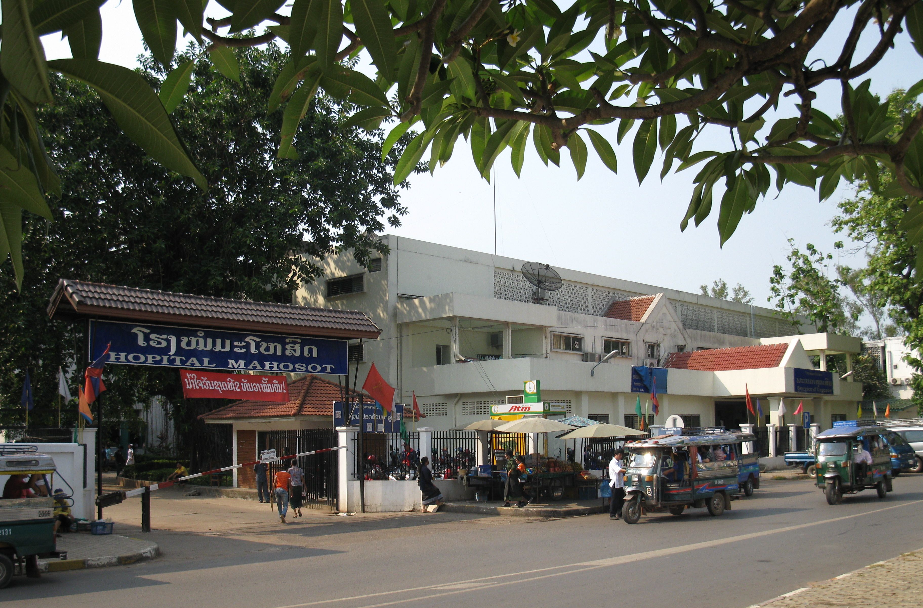 Mahosot Hospital in Vientiane
