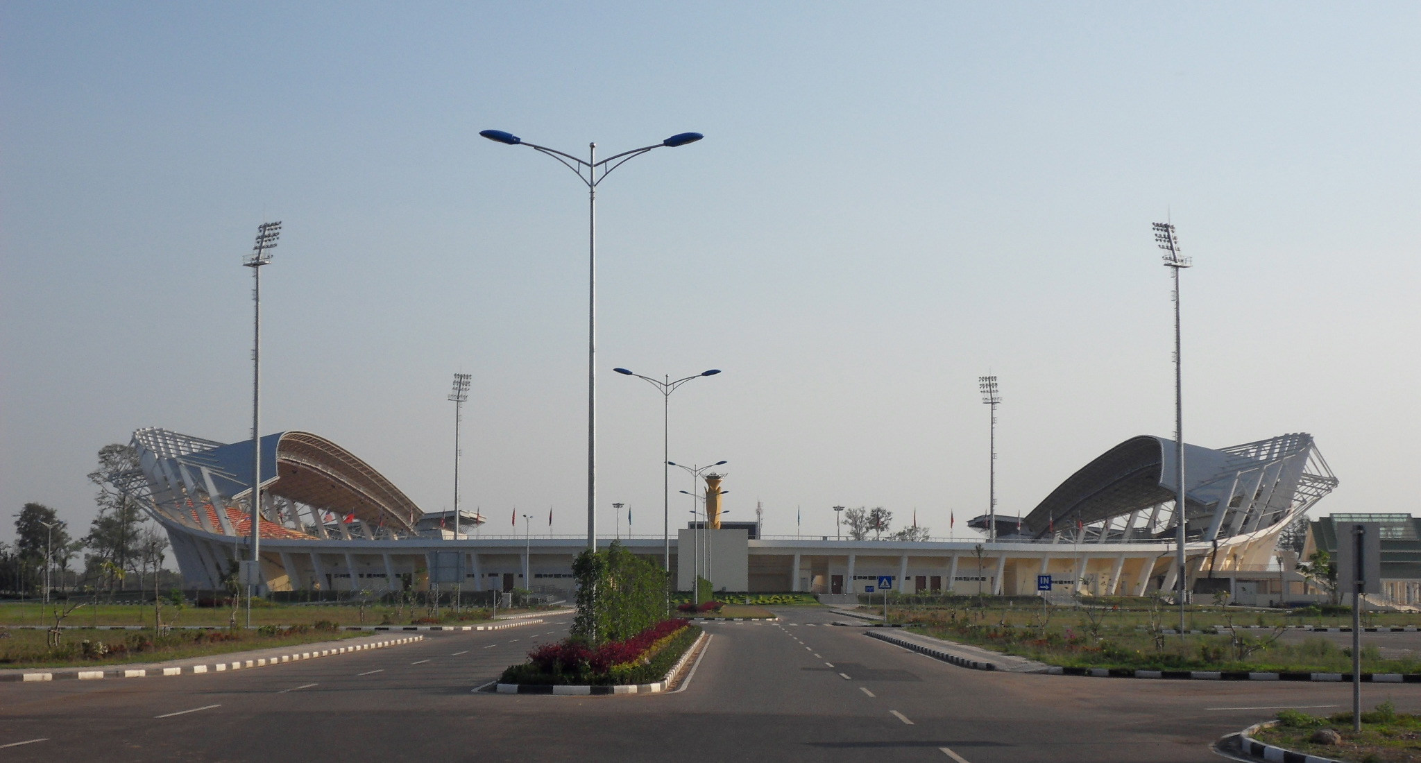 New Laos National Stadium in Vientiane