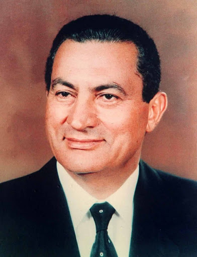 Hosni Mubarak, President of Egypt from 1981 to 2011. His long tenure was marked by political stability alongside deepening authoritarian practices and human rights violations.