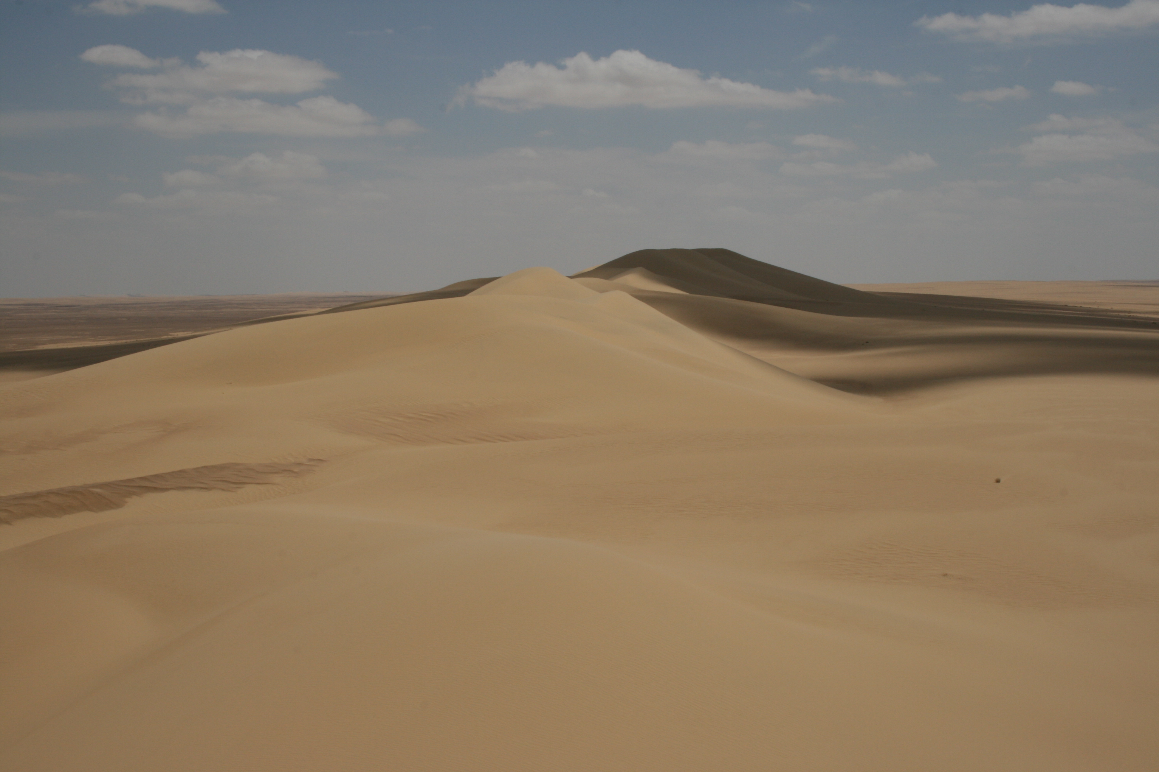 The Qattara Depression in Egypt's northwest, an example of its vast desert landscapes.
