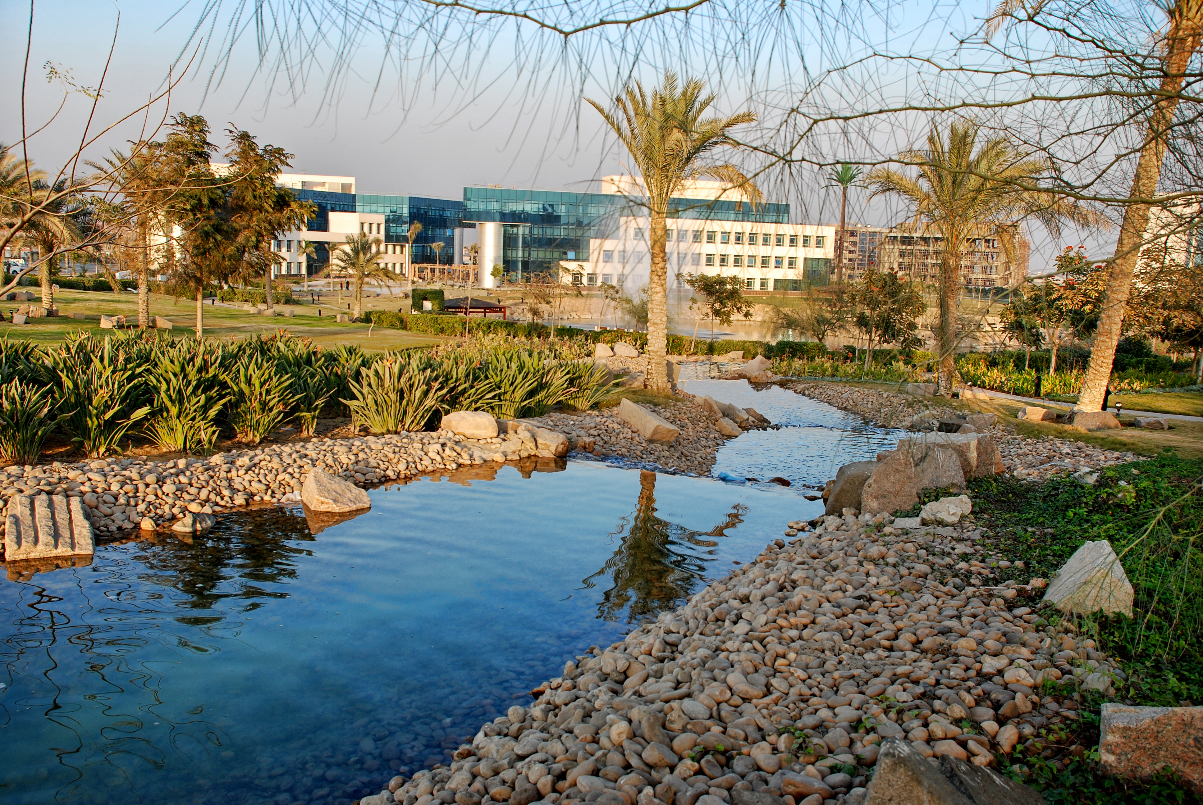 Smart Village, a business district established in 2001 to facilitate the growth of high-tech businesses and the information technology sector.
