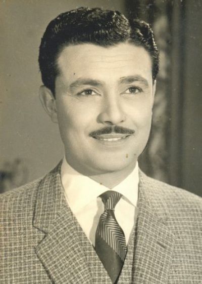 Salah Zulfikar, a prominent Egyptian film star from the golden age of Egyptian cinema.
