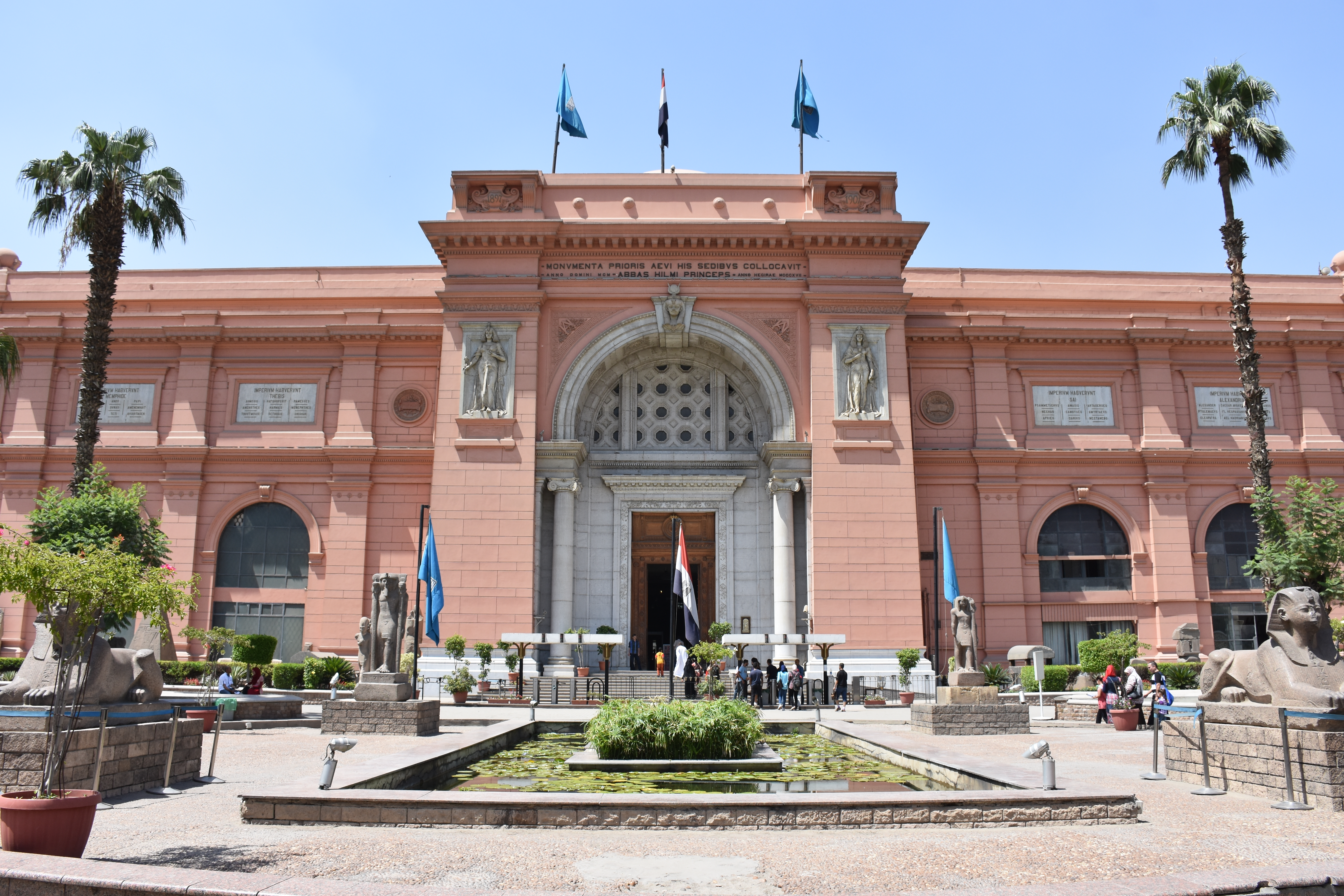 The Egyptian Museum in Cairo, a historic repository of ancient Egyptian antiquities.