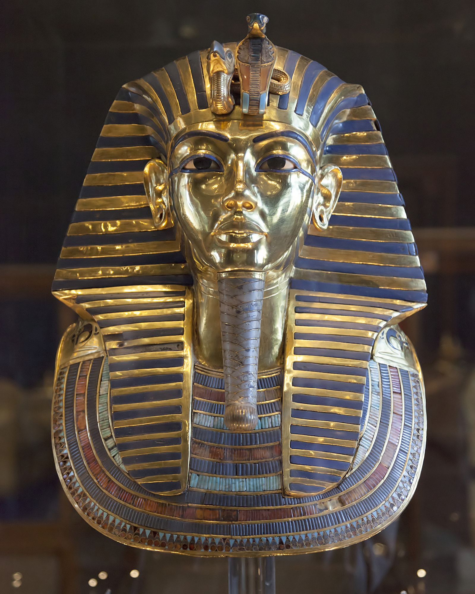 Tutankhamun's burial mask is one of the major attractions of the Egyptian Museum in Cairo, with plans for its display in the Grand Egyptian Museum.
