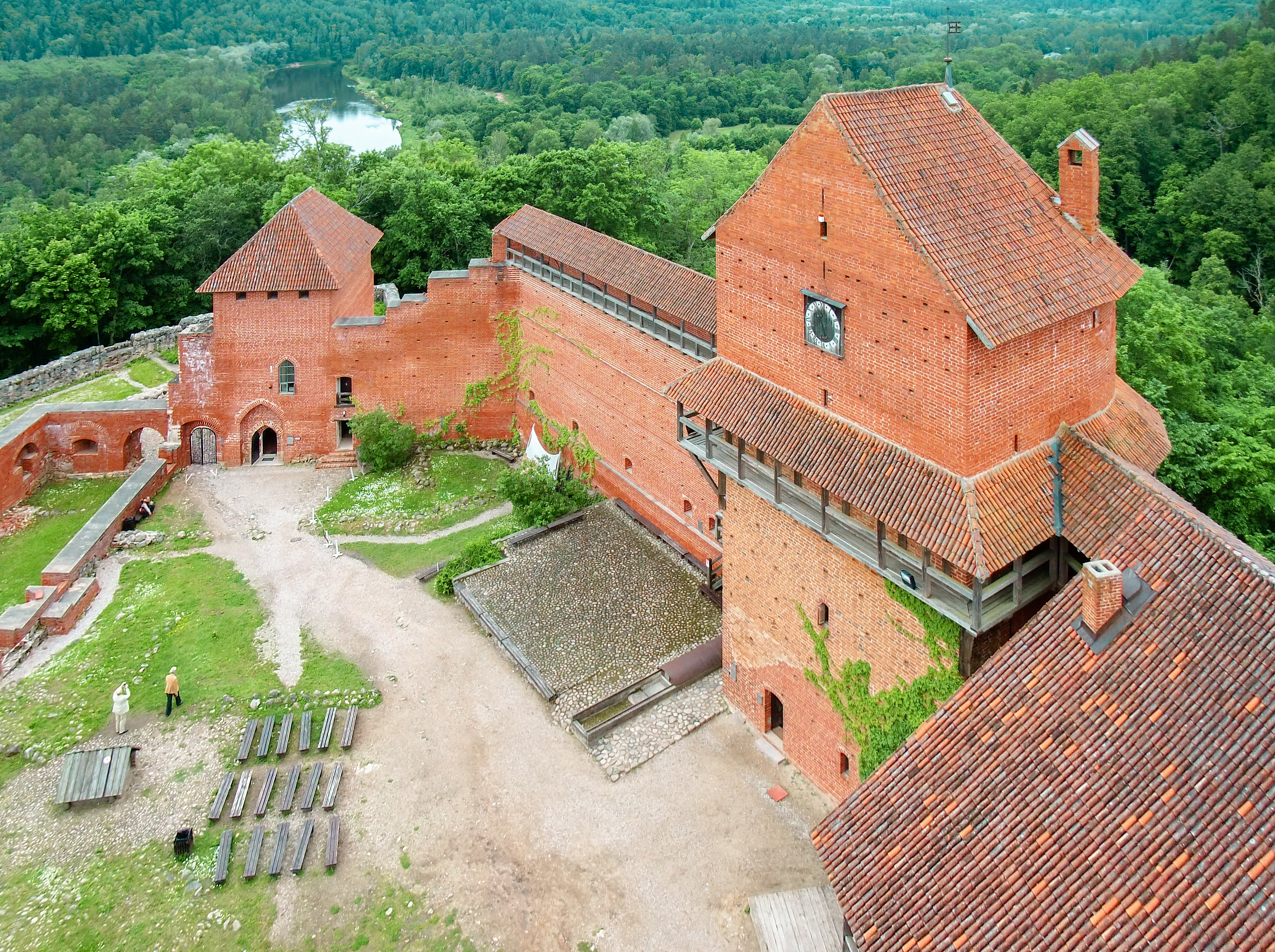 Turaida Castle near Sigulda, built in 1214 under Albert of Riga.