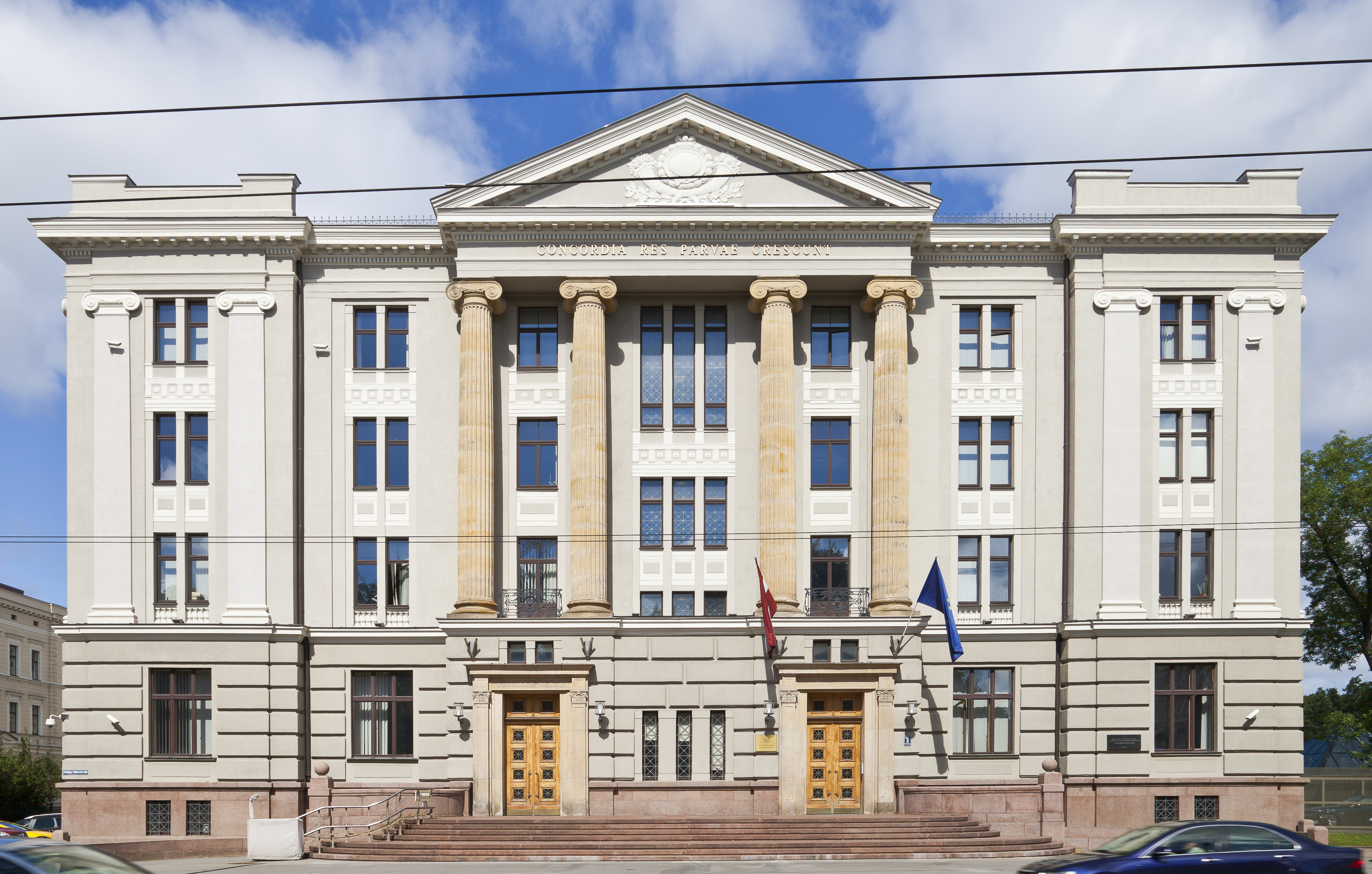 The building of the Ministry of Foreign Affairs in Riga
