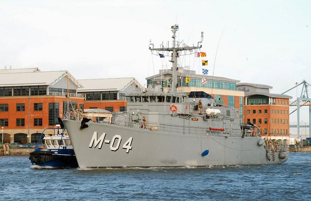 Latvian Naval Forces minehunter Imanta