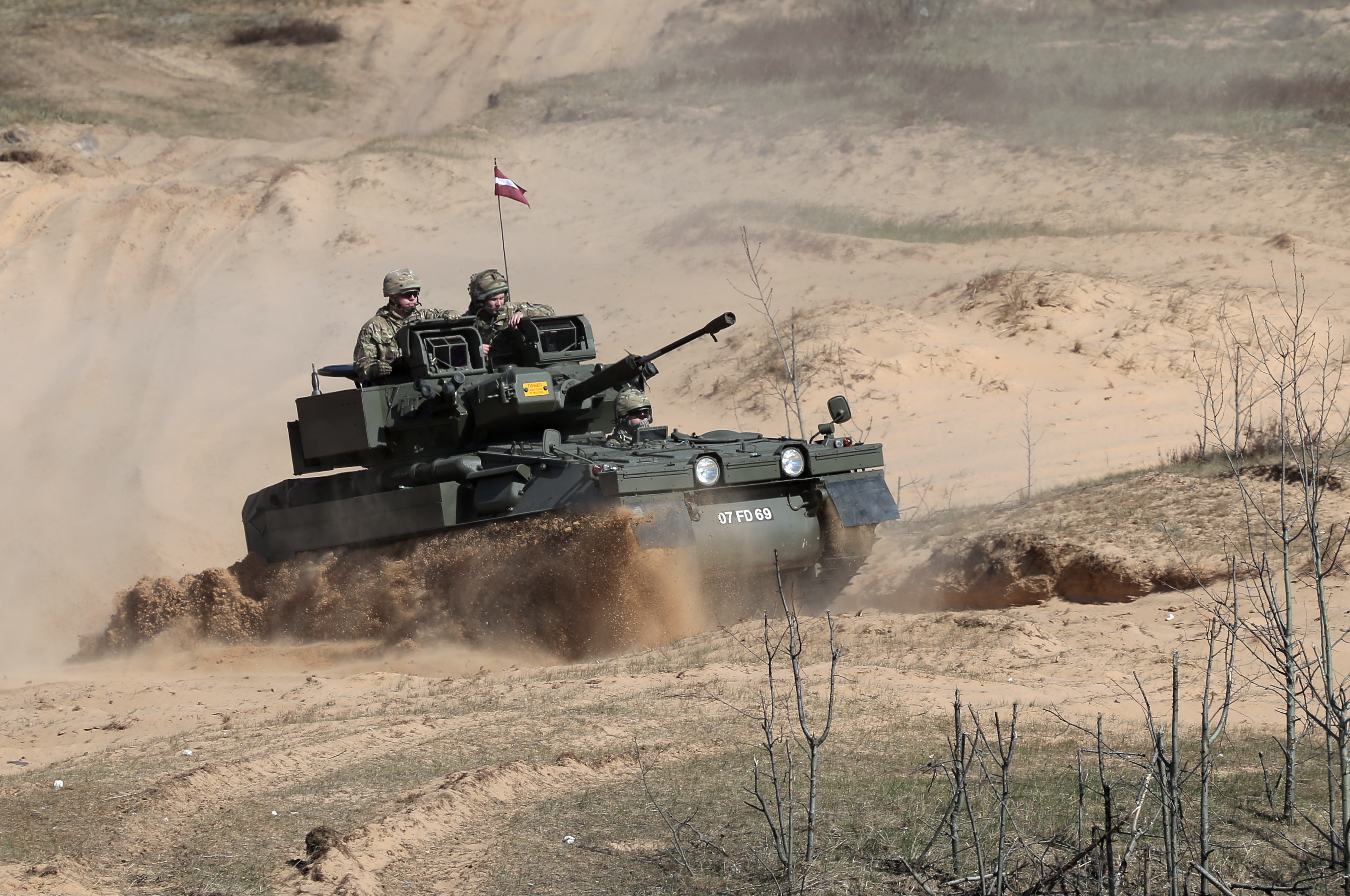 CVR(T) Scimitar in Latvian service