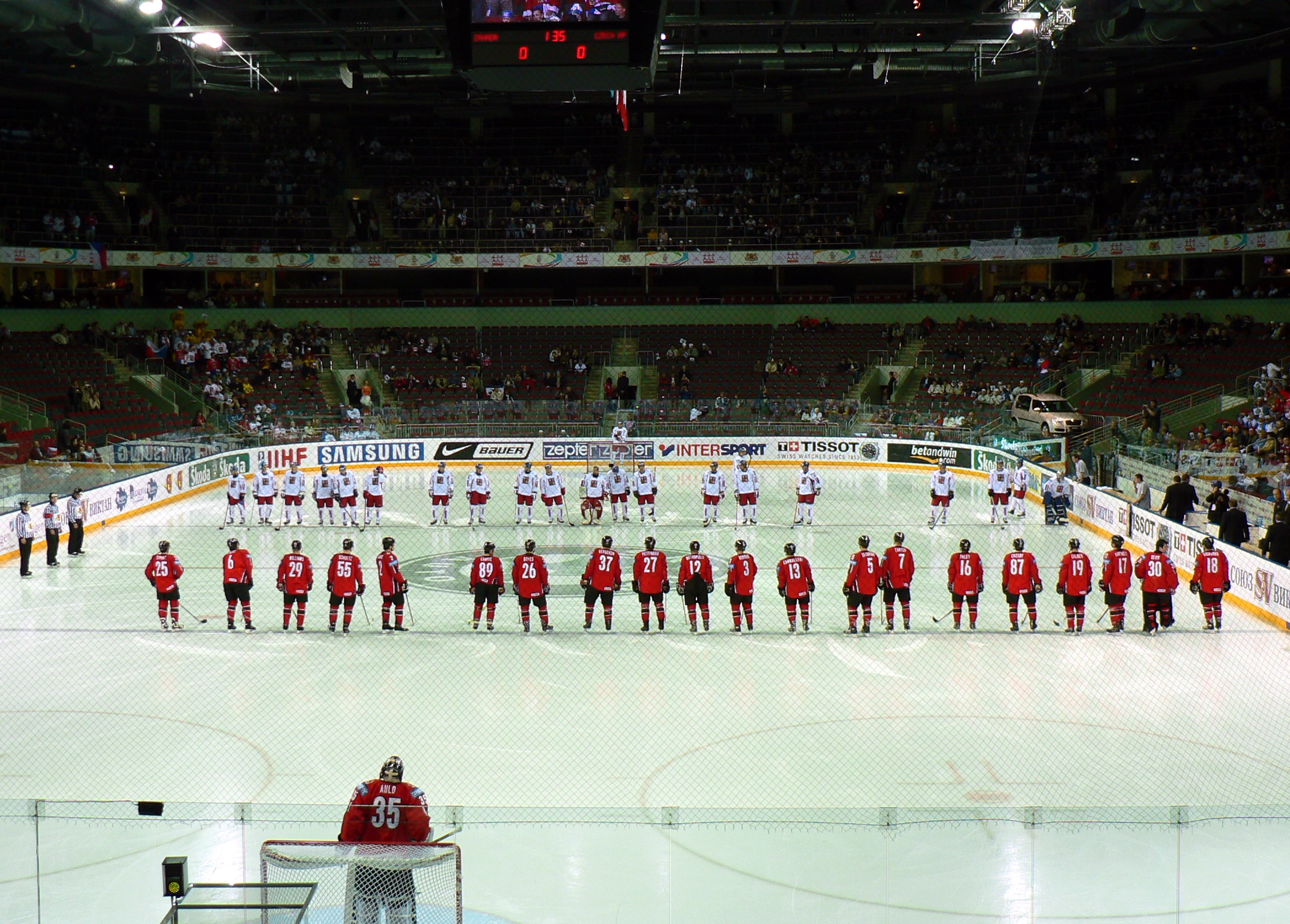 Arena Riga during the 2006 IIHF World Championship.