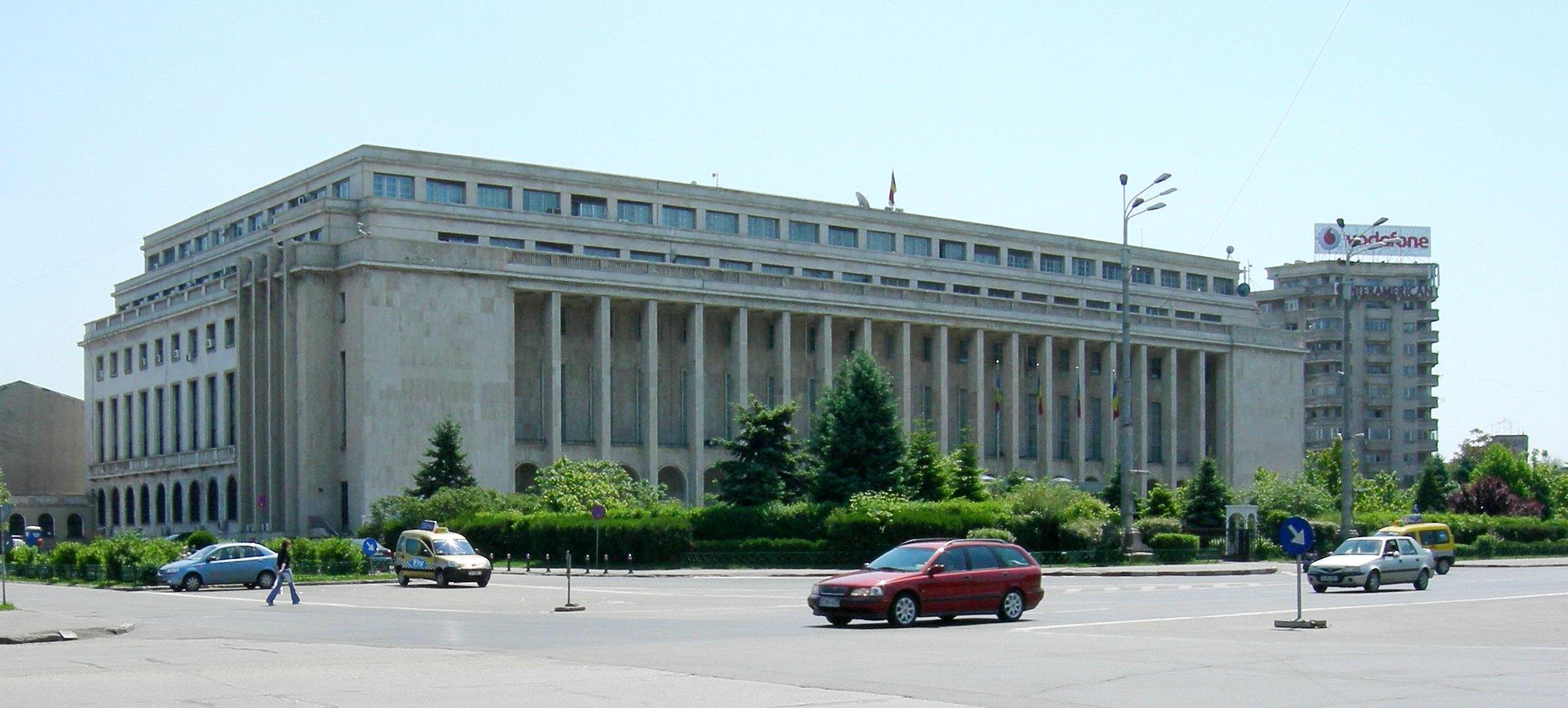 Victoria Palace in Bucharest, the seat of the Government of Romania and the official office of the Prime Minister of Romania.