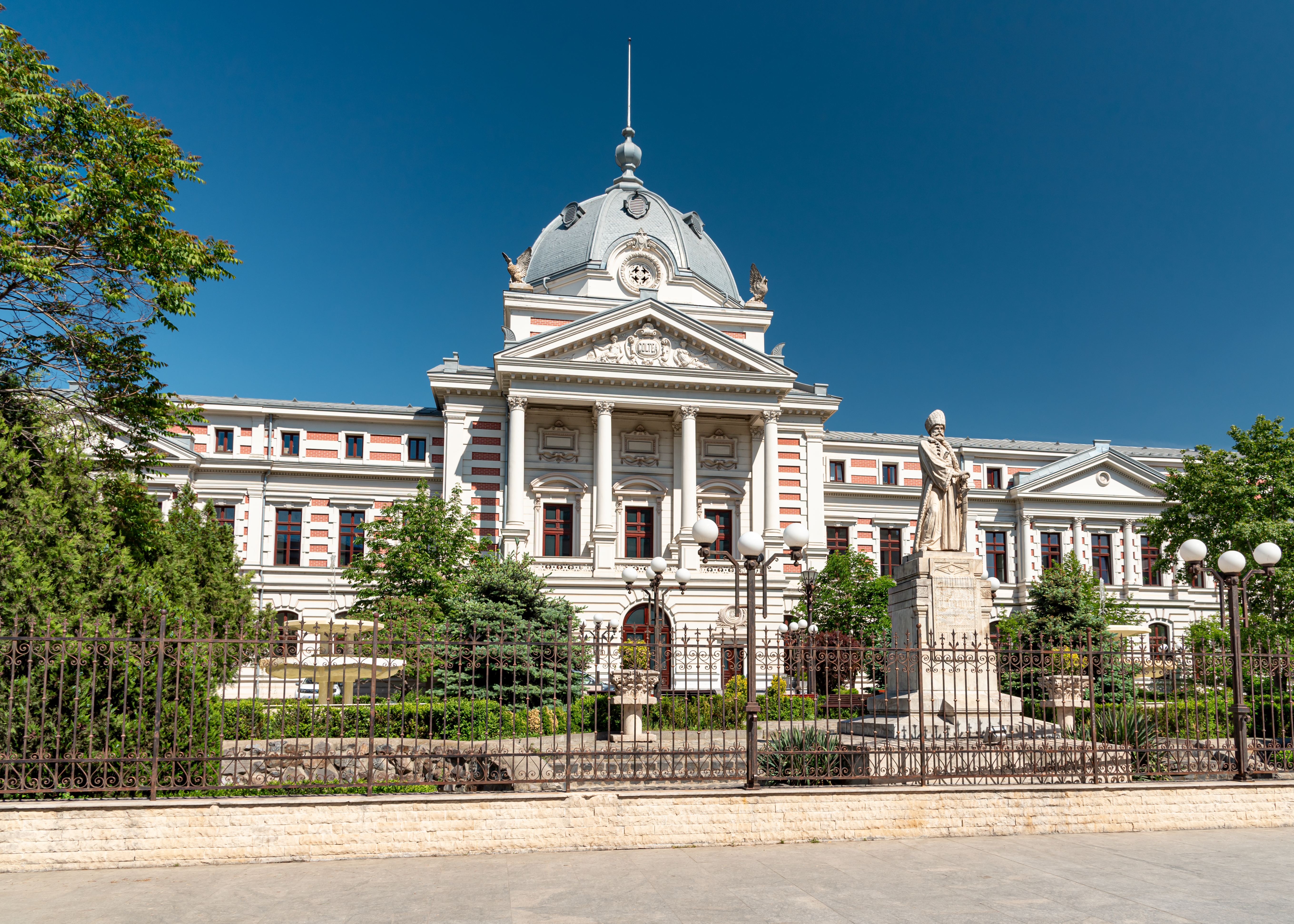 Colțea Hospital in Bucharest, one of Romania's oldest hospitals, following its renovation.