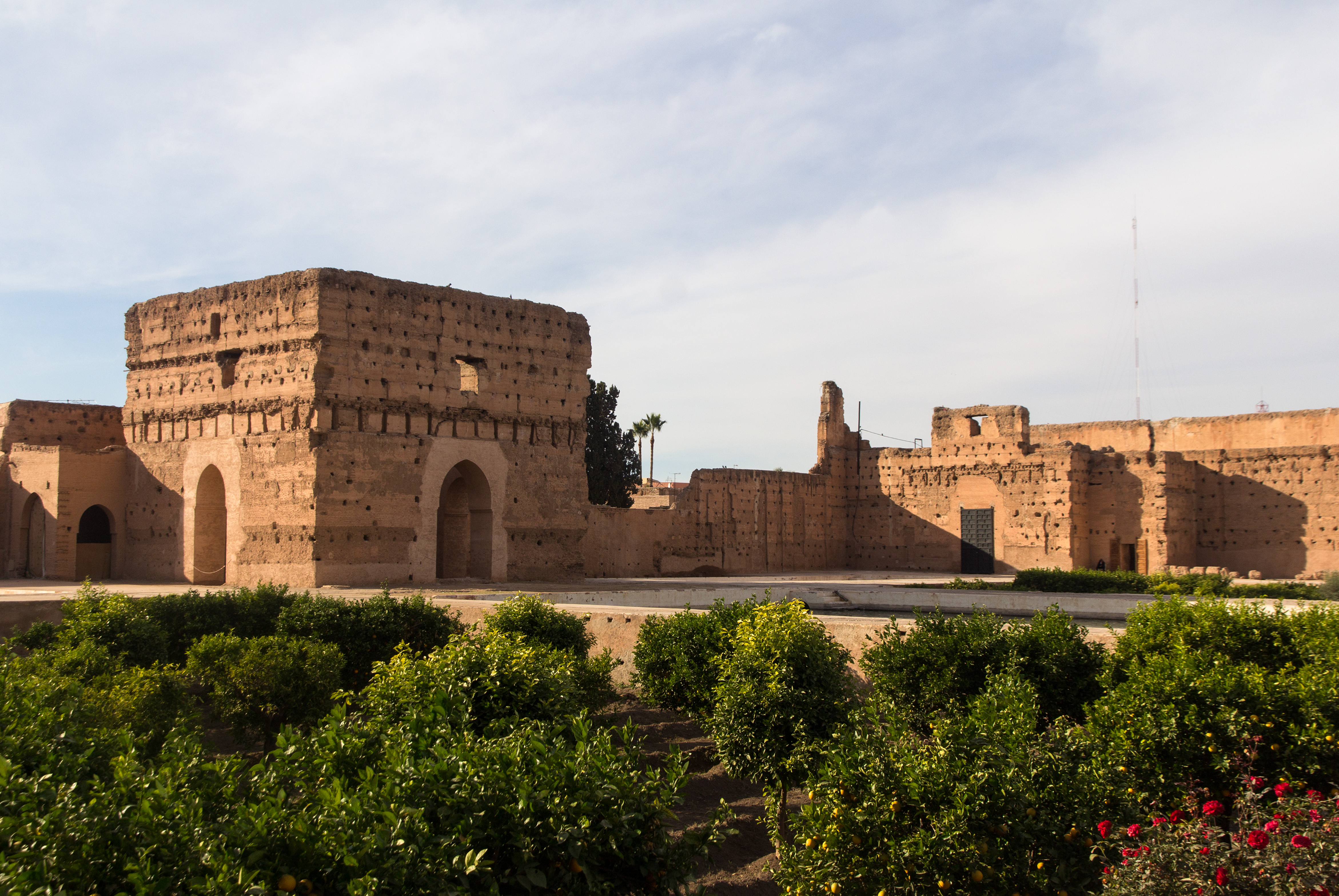 The remains of the Saadi sultan Ahmad al-Mansur's 16th century Badi Palace