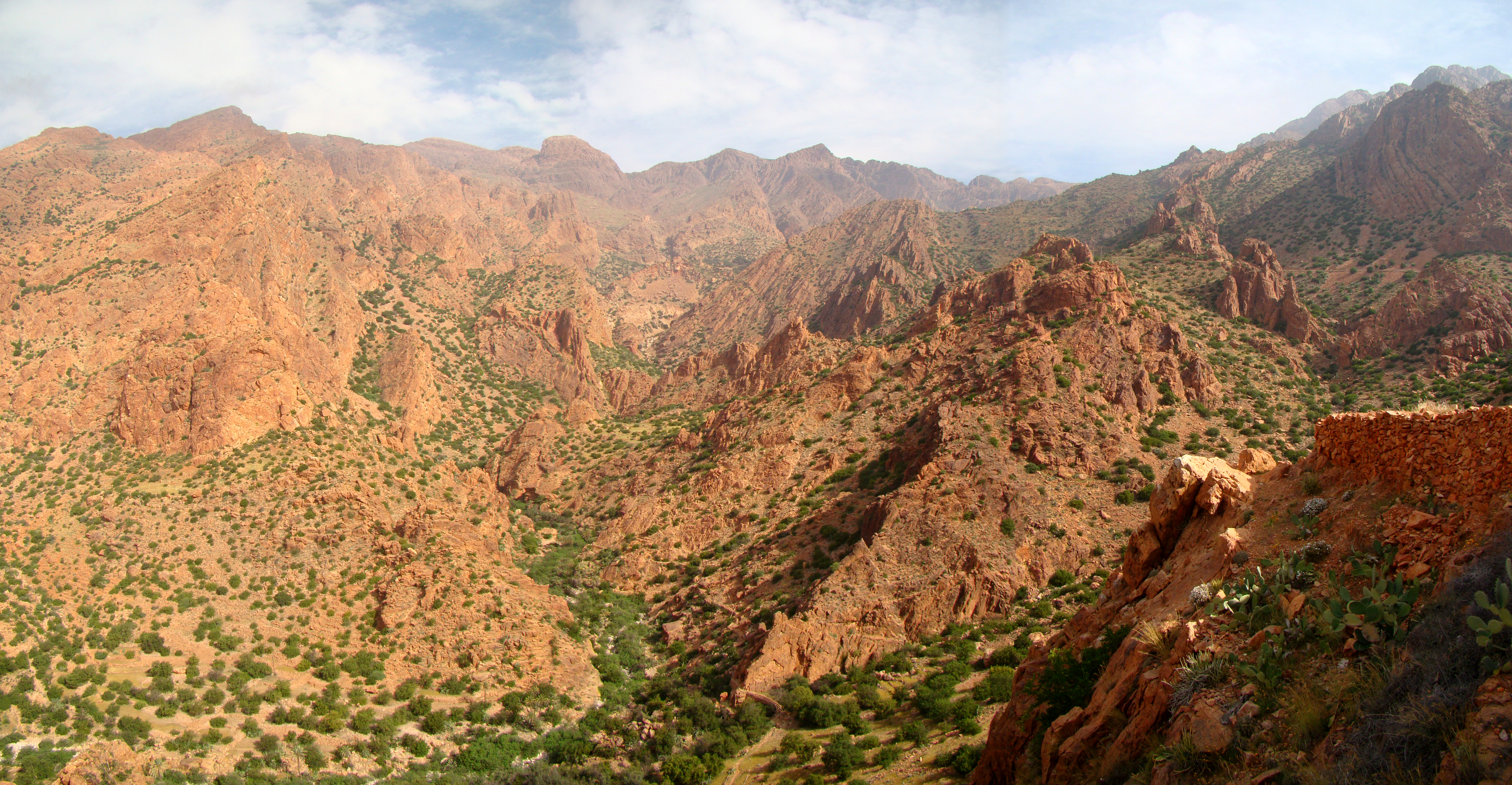A section of the Anti-Atlas near Tafraout