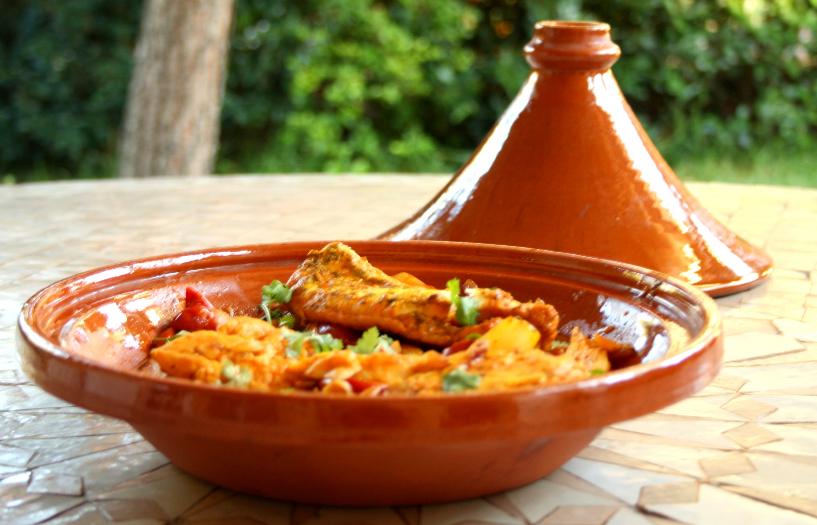 Moroccan tajine dish