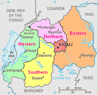Các tỉnh của Rwanda