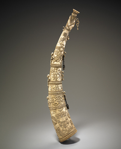 Tanduk Berburu Gading, orang Sapi, orang Bullom atau Temne modern, Sierra Leone, akhir abad ke-15