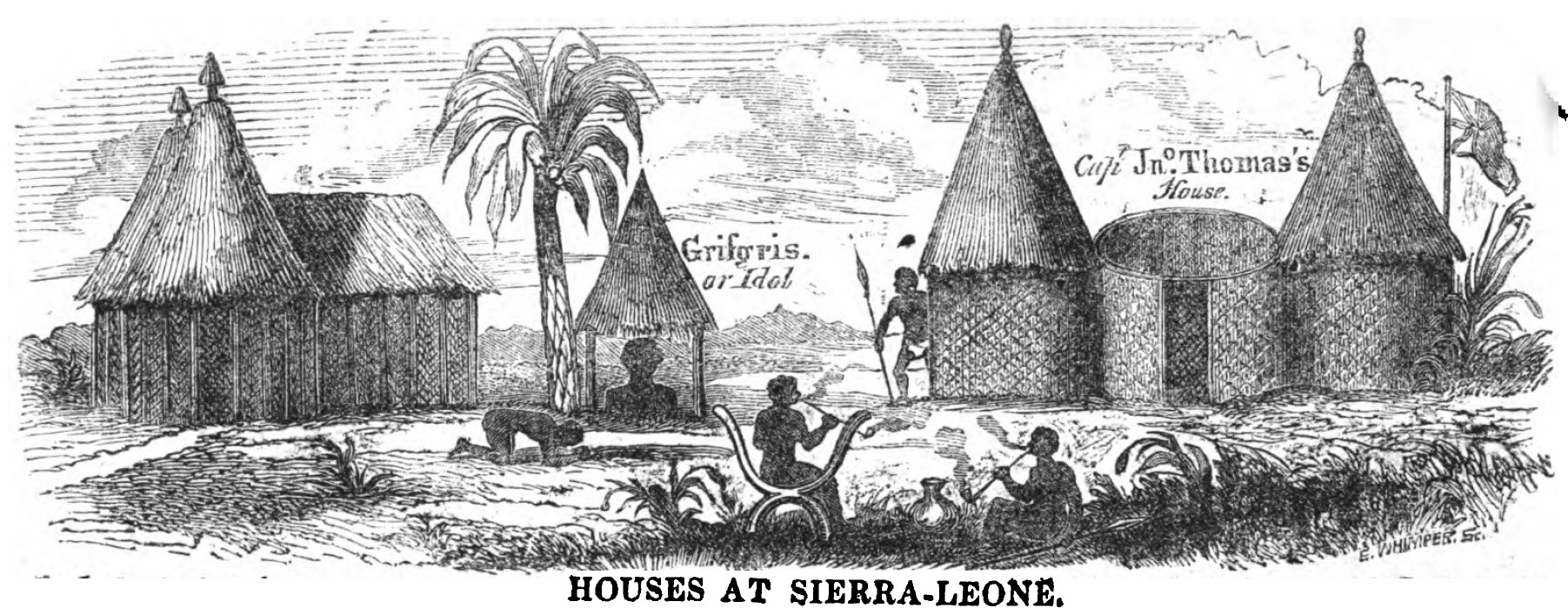 Rumah-rumah di Sierra-Leone (Mei 1853, X, hlm. 55)