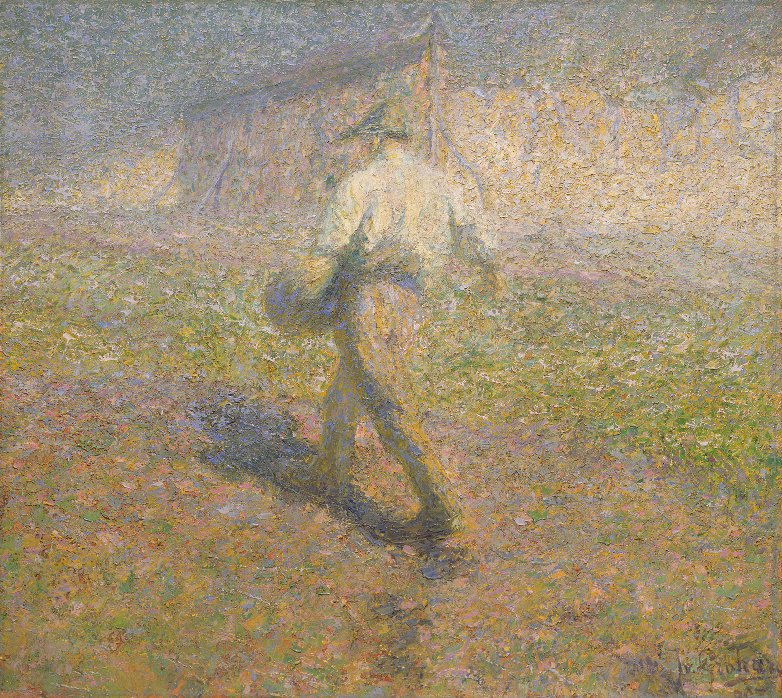 The Sower (1907) by Impressionist painter Ivan Grohar, a symbolic work in Slovene art history.