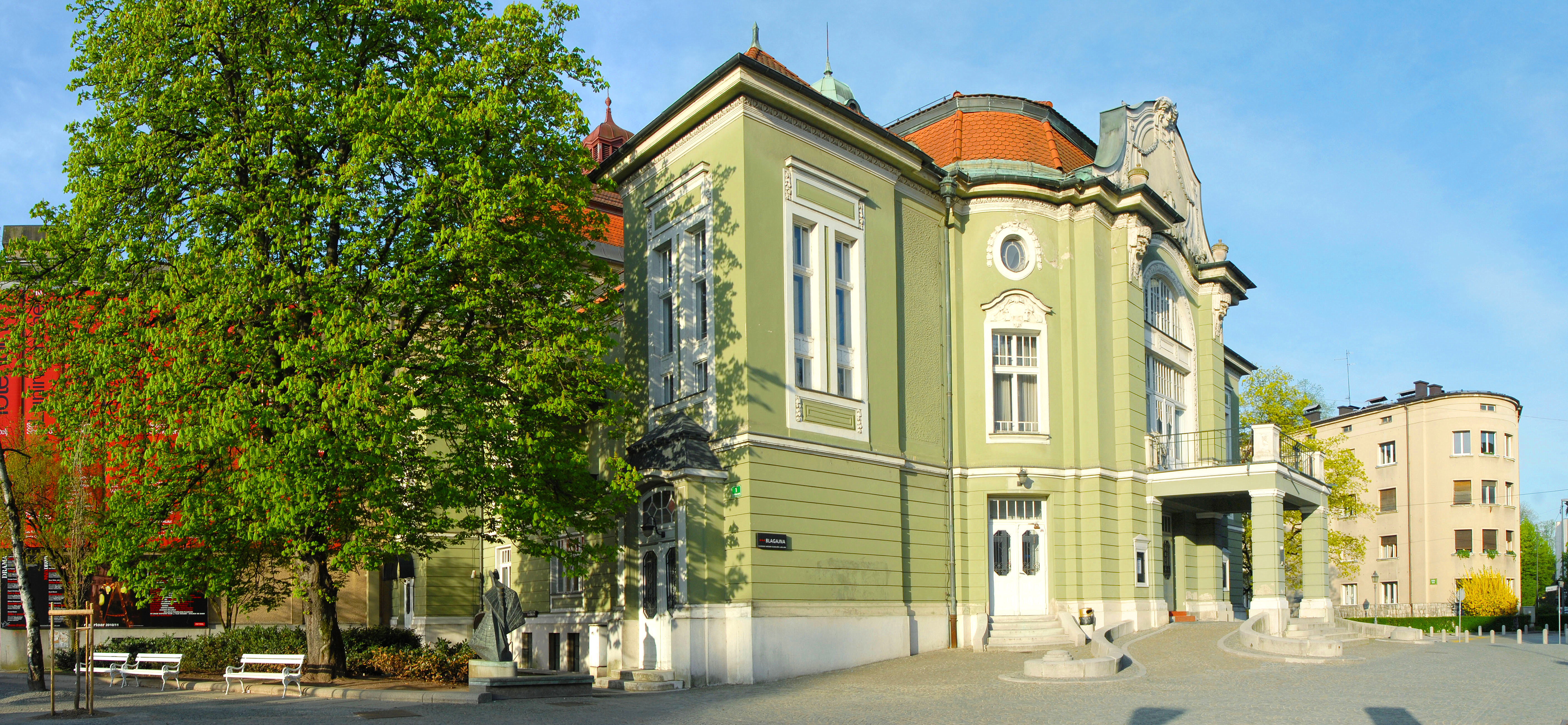 The Slovene National Theatre, Opera and Ballet in Ljubljana.