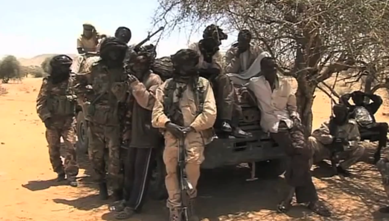 Milisi pemerintah di Darfur.