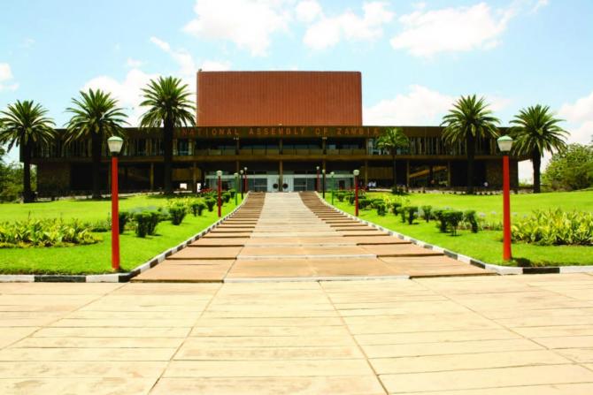 Bangunan Dewan Undangan Nasional Zambia di Lusaka