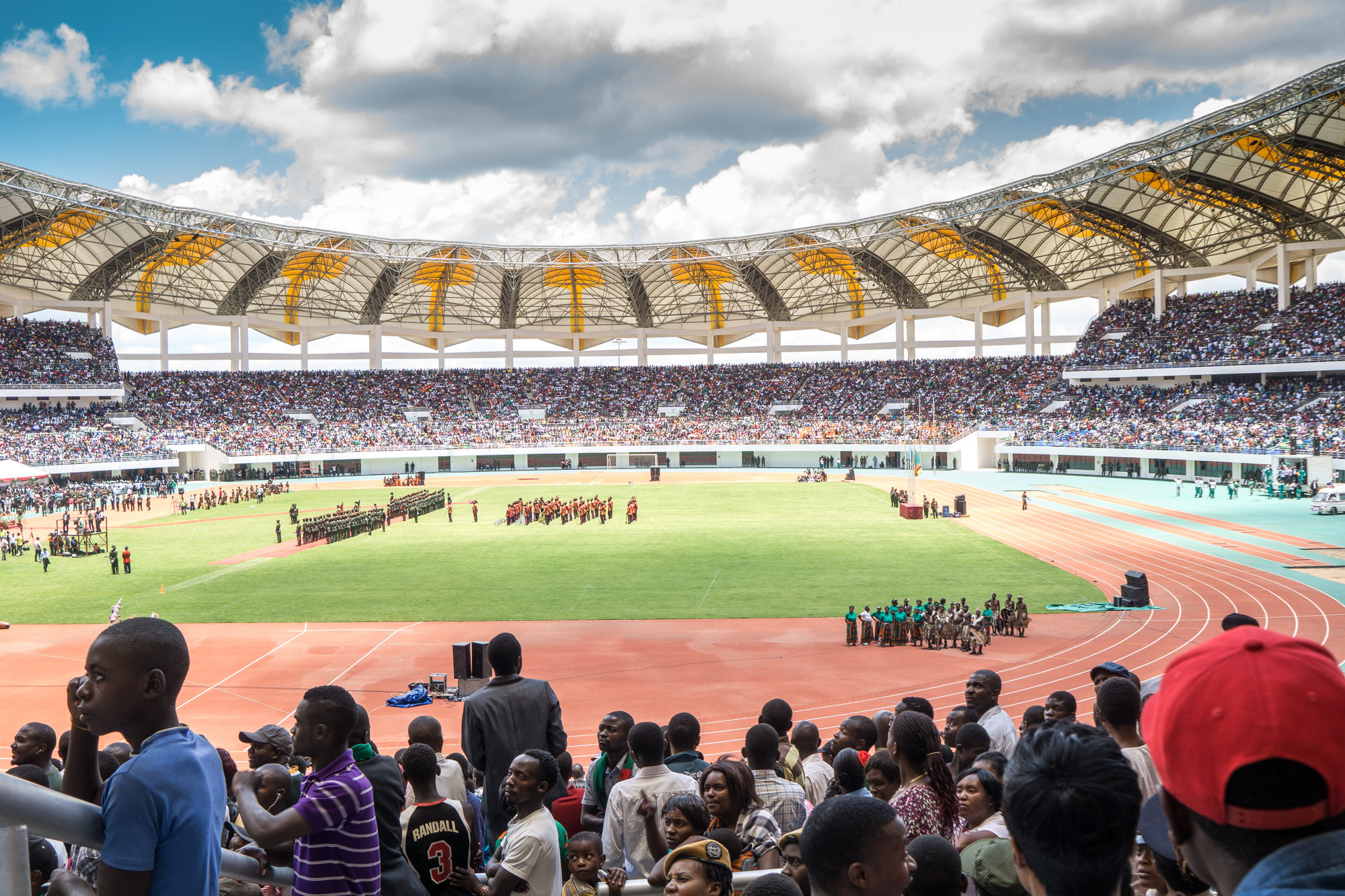 Stadium Wira Negara di Lusaka.