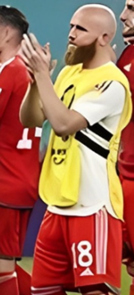 웨일스 대표팀의 조나단 윌리엄스 ([[2022 FIFA 월드컵]])