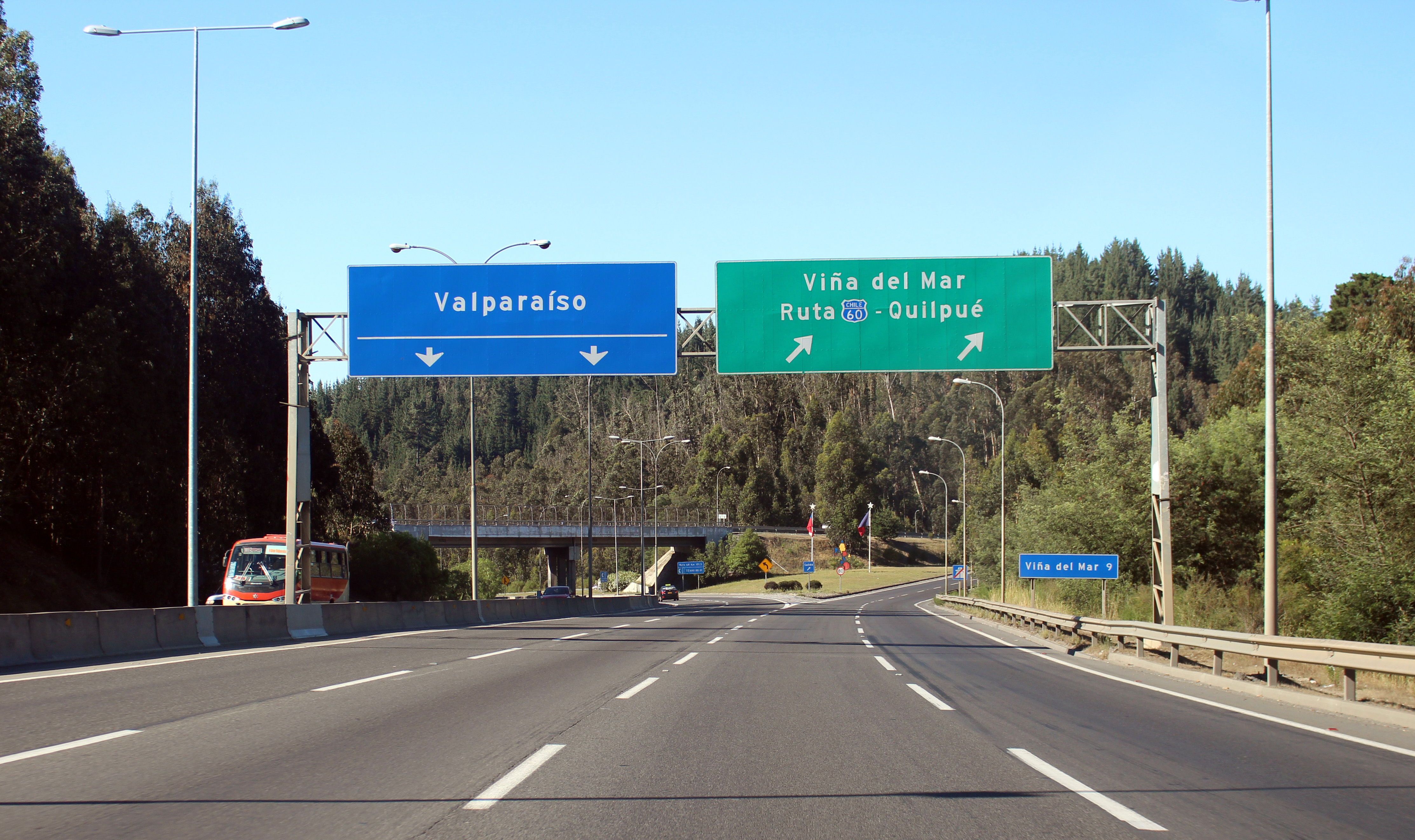 Route 68 at the junction with Route 60.