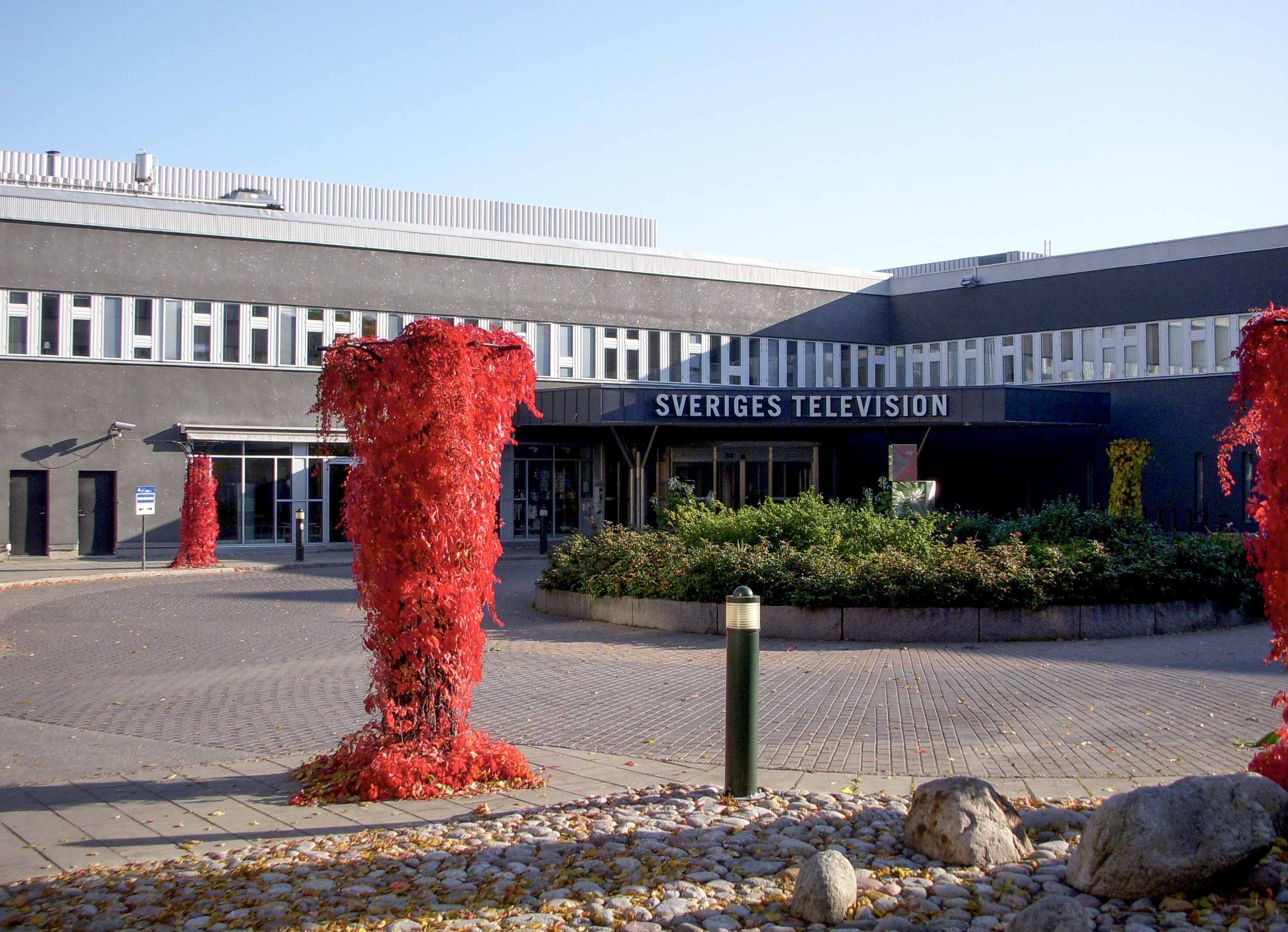 Headquarters of Sveriges Television (SVT) in Stockholm.