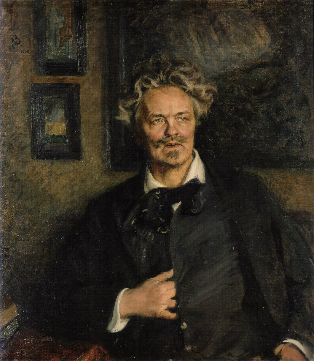 The writer and playwright August Strindberg.