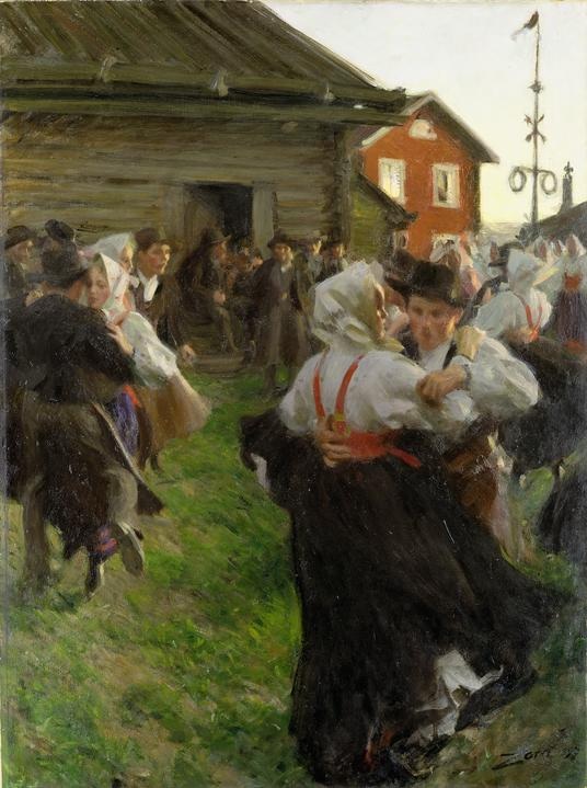 Midsummer Dance (1897) by Anders Zorn.