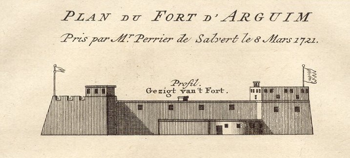 Kekaisaran Portugis menguasai Arguin (ArguimBahasa Portugis) dari tahun 1445, setelah Pangeran Henrique sang Navigator mendirikan sebuah feitoria (pos perdagangan), hingga tahun 1633.