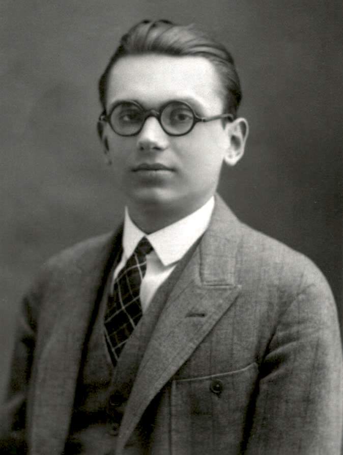 Kurt Gödel (1906-1978) as a student in 1925, one of the most significant logicians in history.