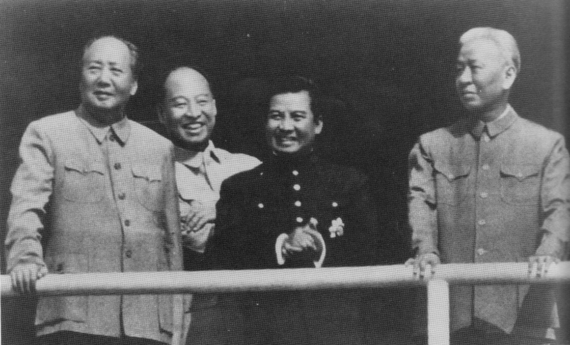 1956년 노로돔 시아누크와 마오쩌둥.