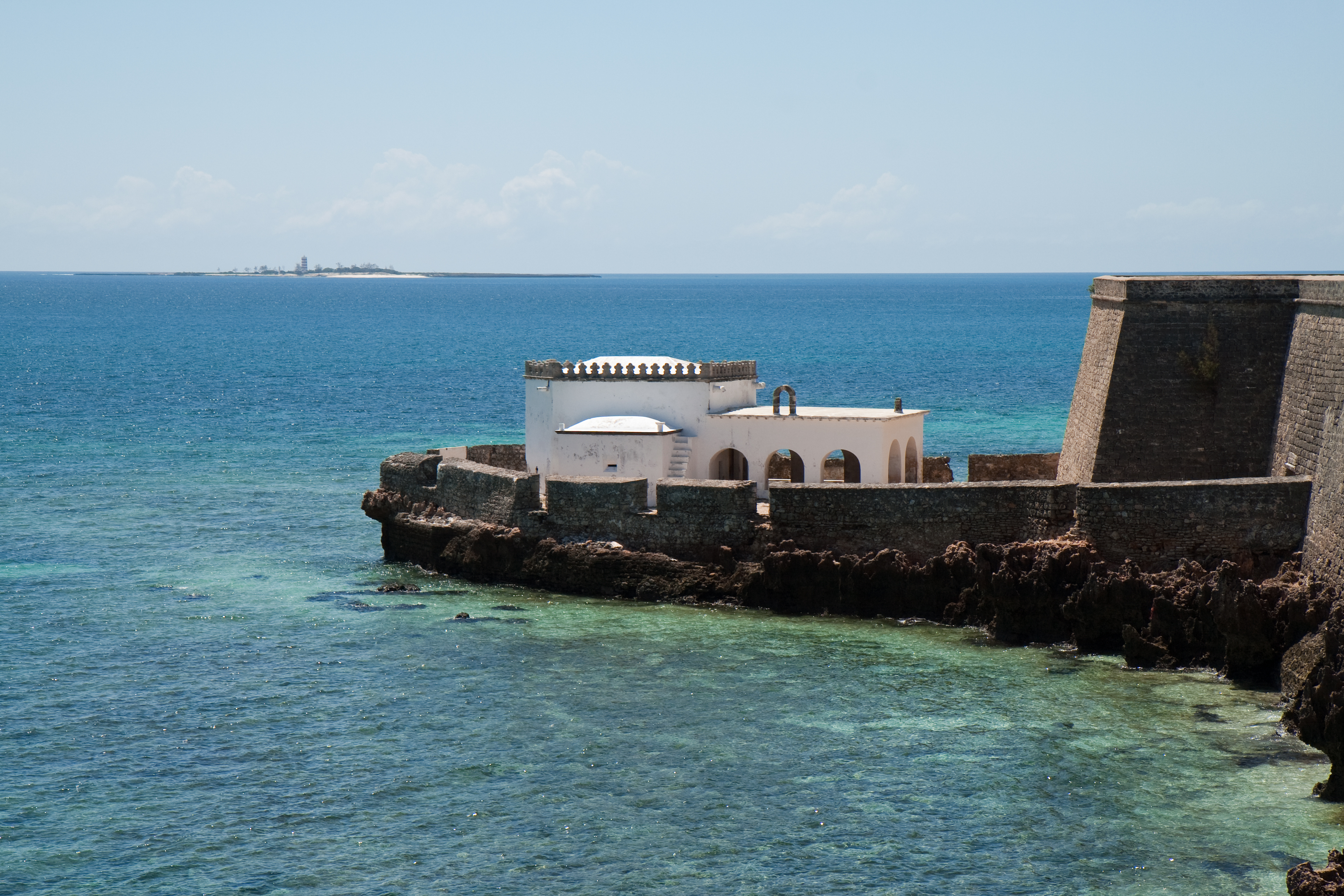 Nhà nguyện Nossa Senhora de Baluarte trên Đảo Mozambique.