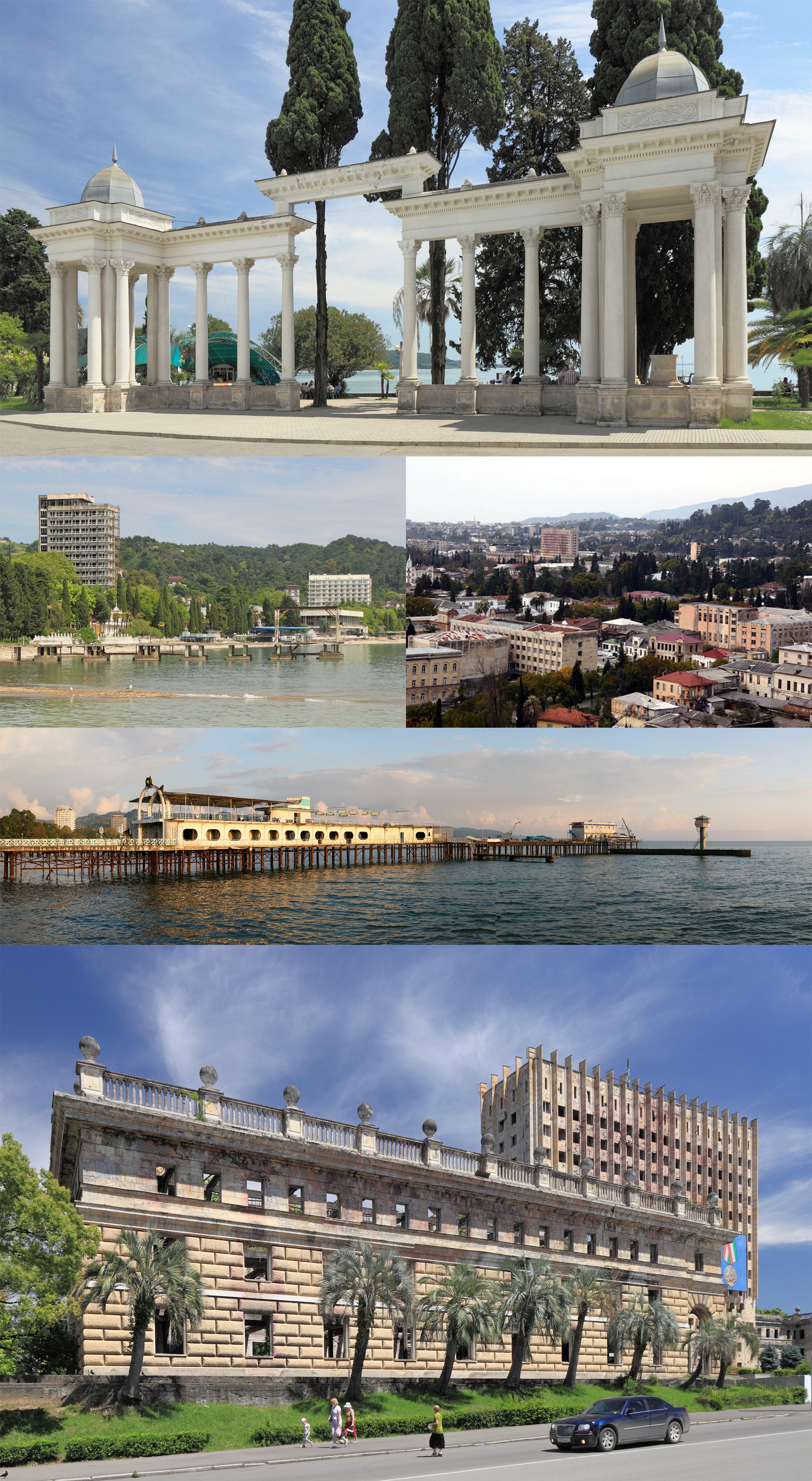콜로나데, 제방, 파노라마, 해변 파노라마, 각료 회의 이전 건물