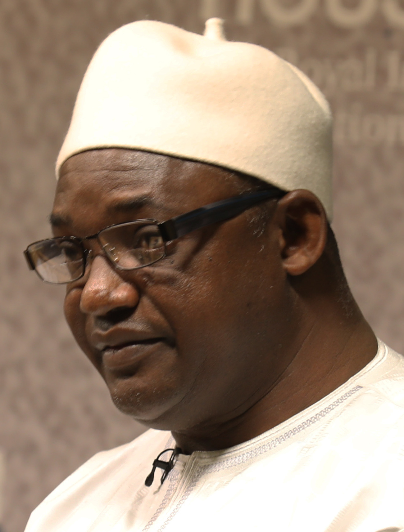Adama Barrow, the third and current President of The Gambia, who assumed office in 2017.