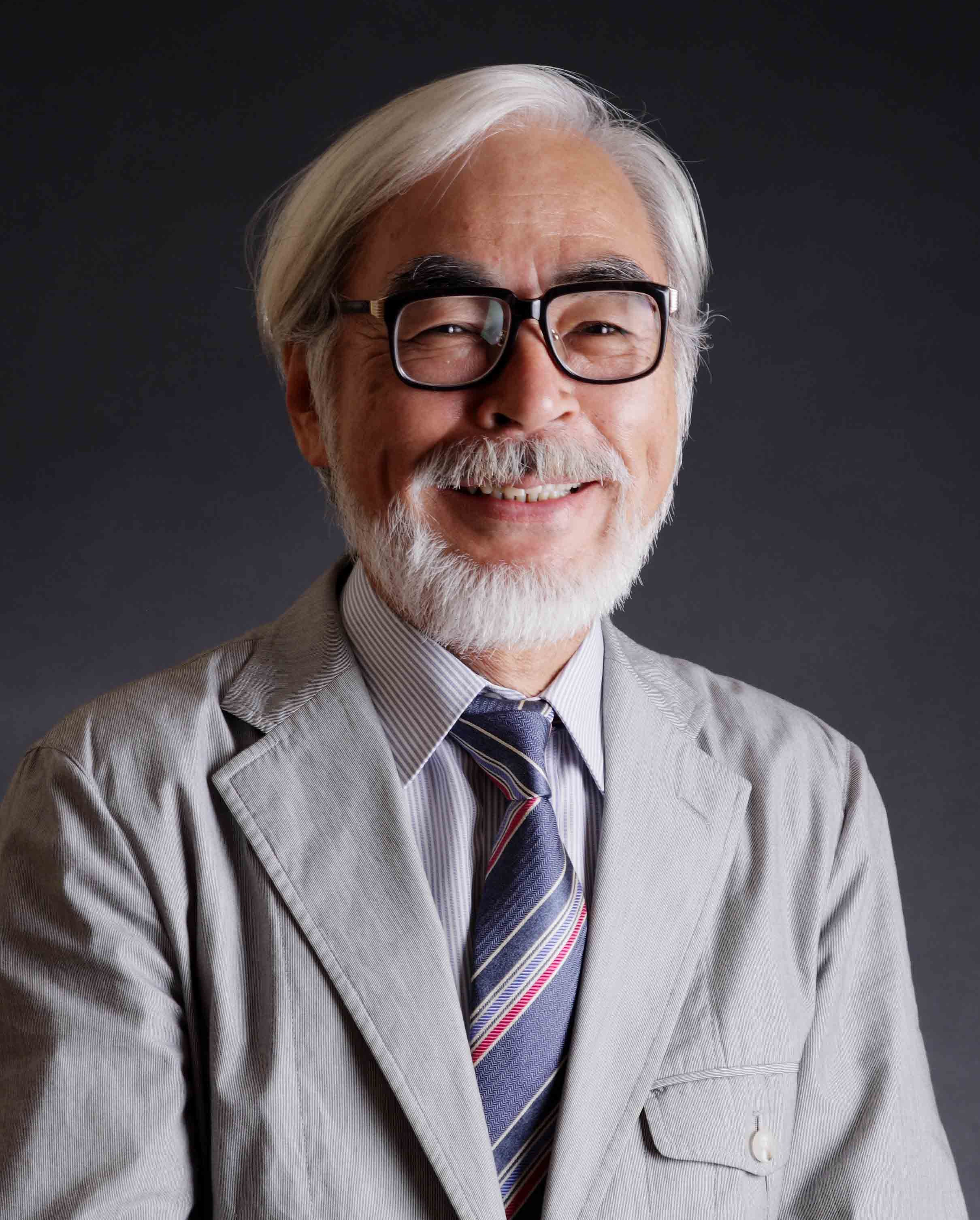 2012년 미야자키 하야오 사진.