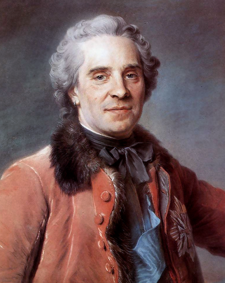 모리스 드 삭스, 폴란드 백수리 훈장 착용, 1748년