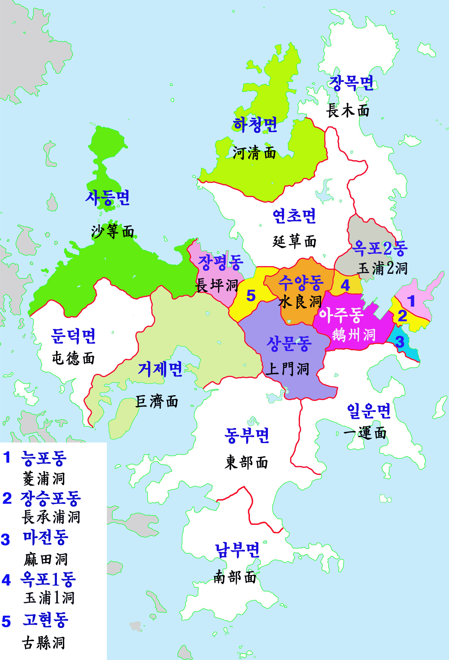 거제시 지도