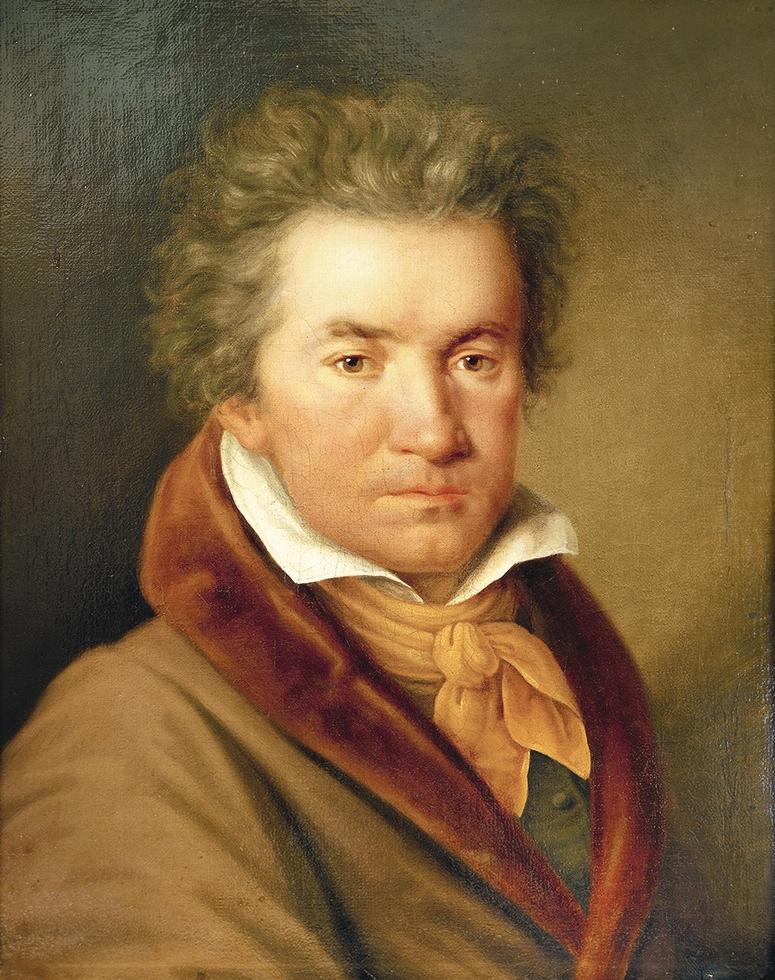 Beethoven trong bức chân dung năm 1815 của Joseph Willibrord Mähler.