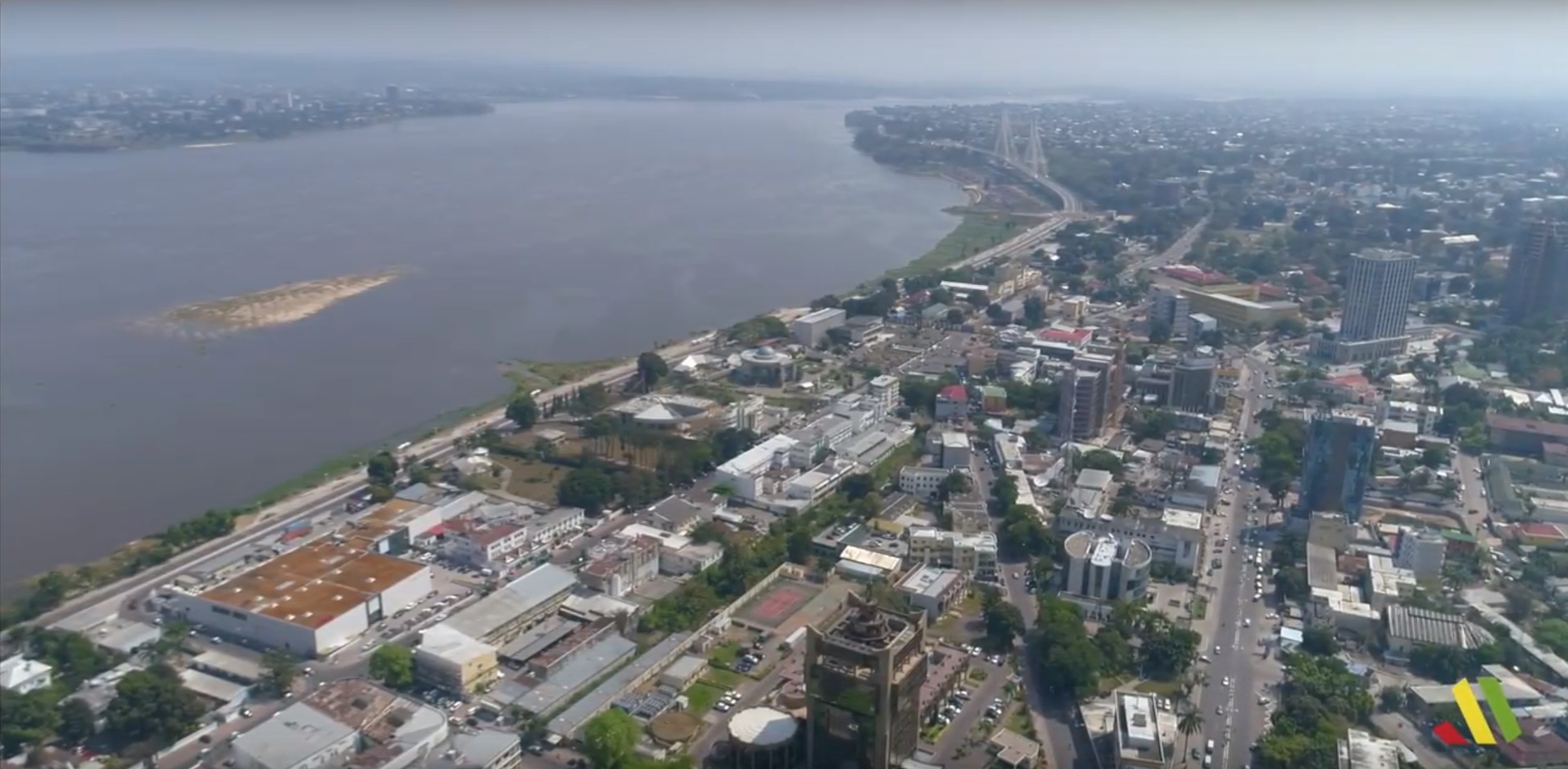 Quang cảnh Brazzaville từ trên cao