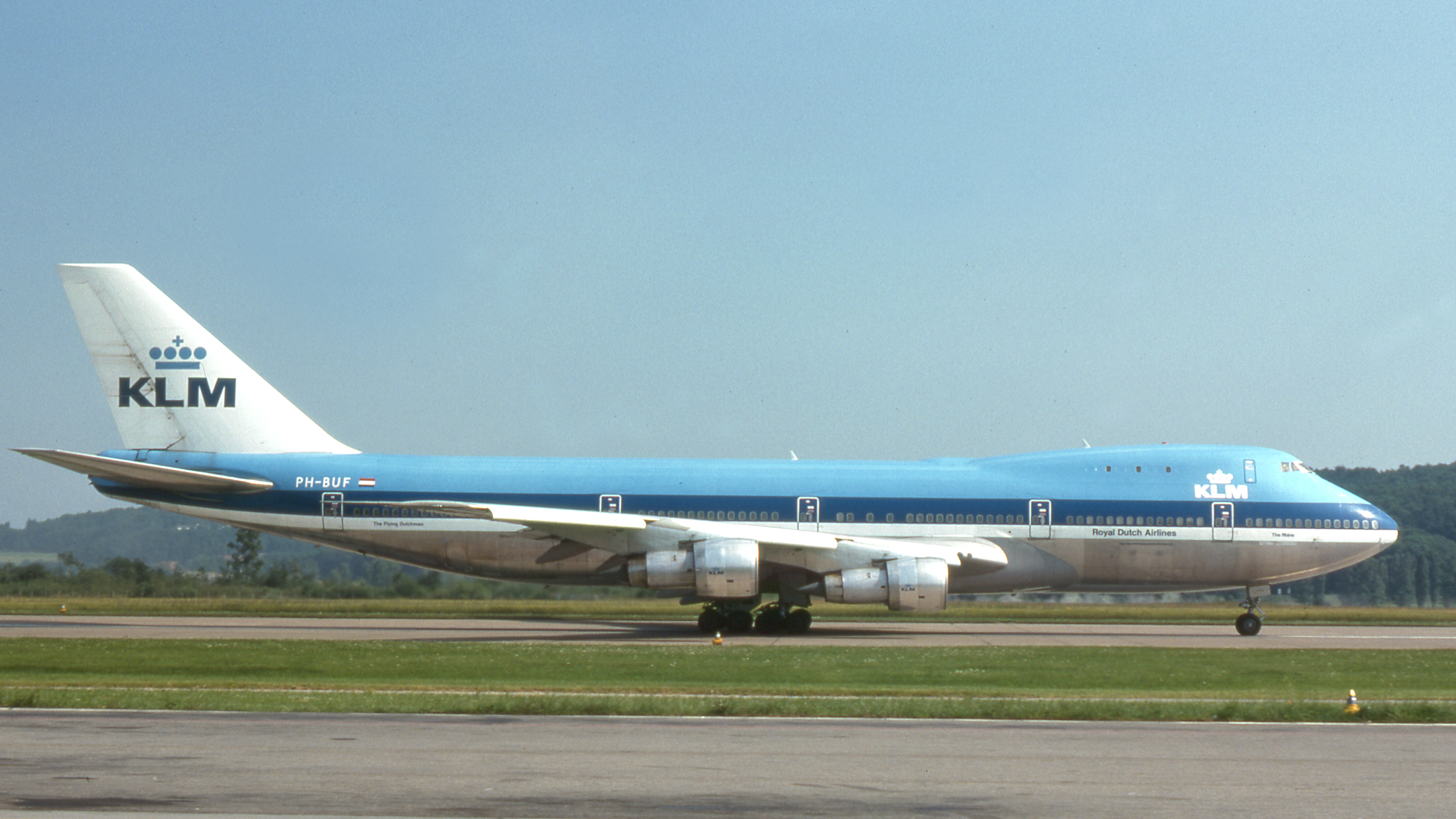 사고에 관련된 KLM 보잉 747-206B, PH-BUF