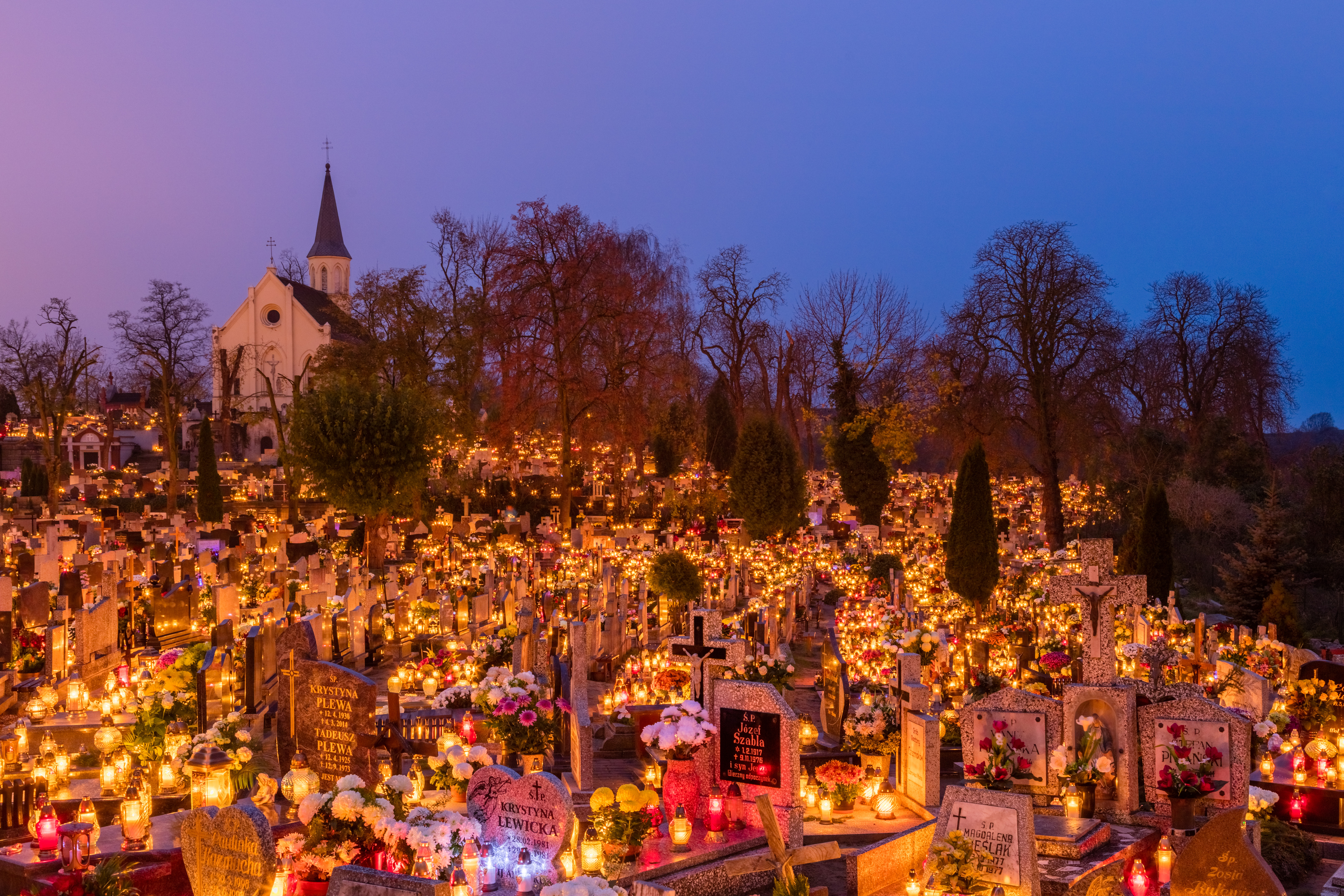 All Saints' Day on 1 November is one of the most important public holidays in Poland.