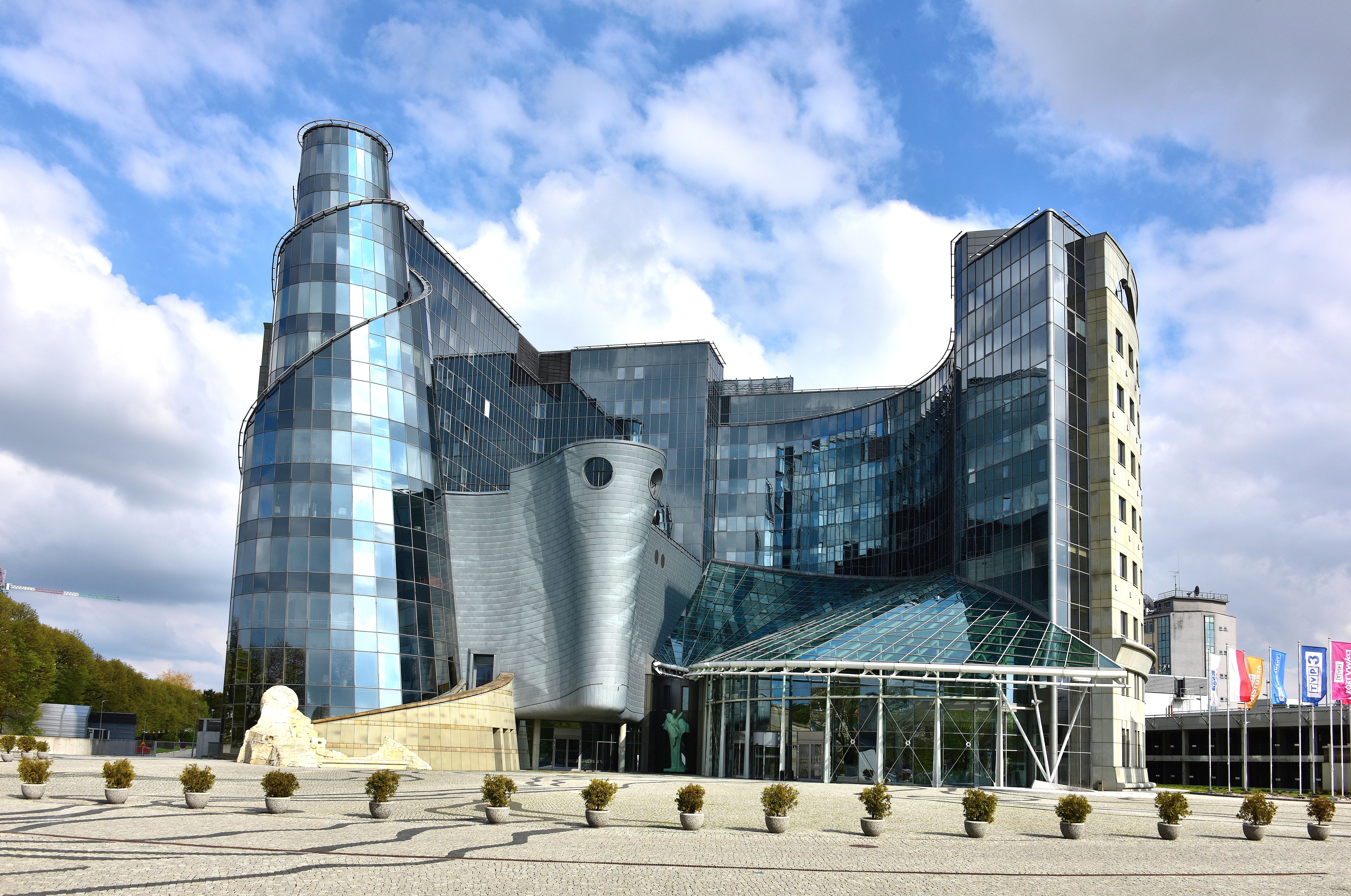 Headquarters of the publicly funded national television network TVP in Warsaw